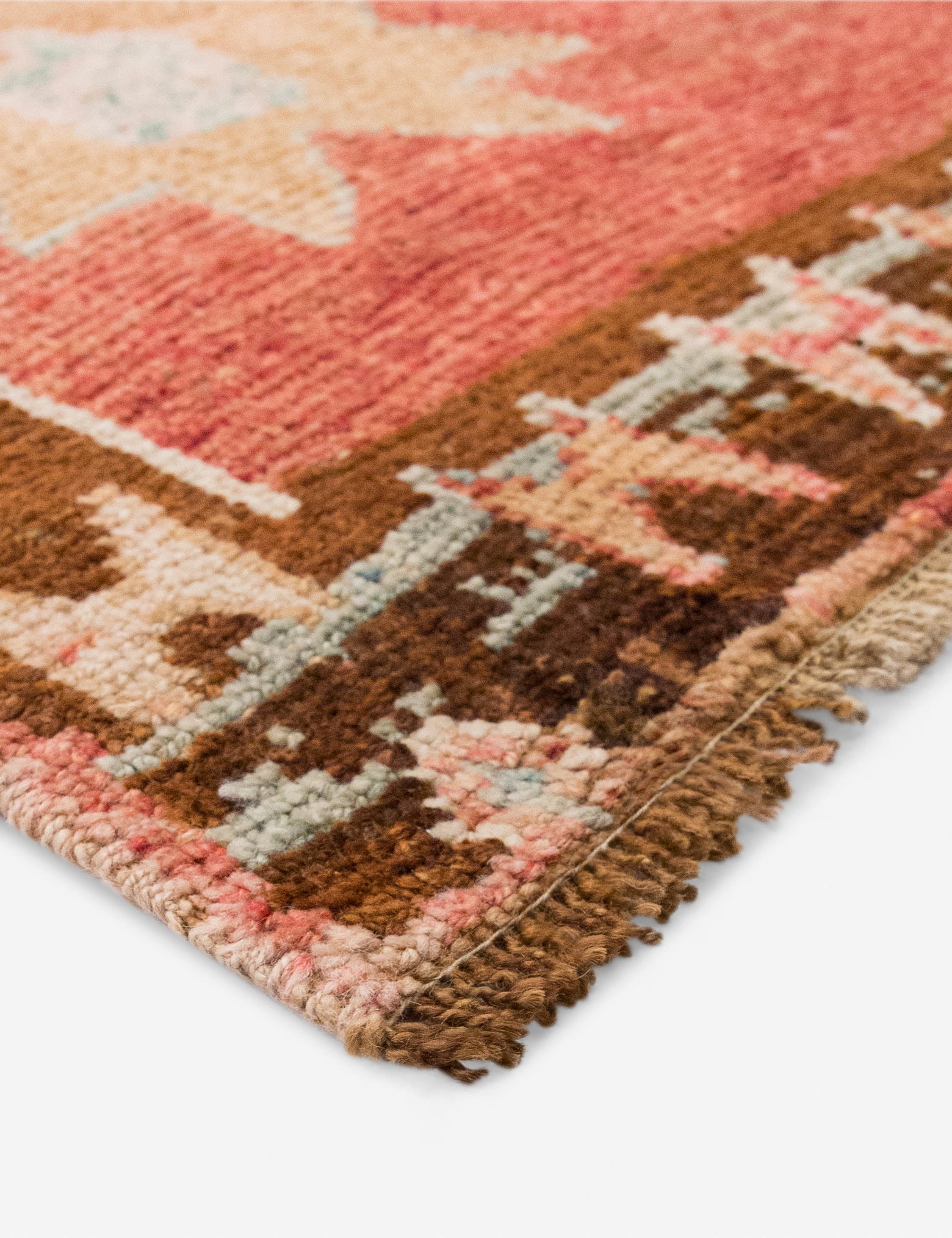 Lulu and Georgia Vintage Turkish Hand-Knotted Wool Runner Rug No. 298, 5'9" x 12'5" - view 2