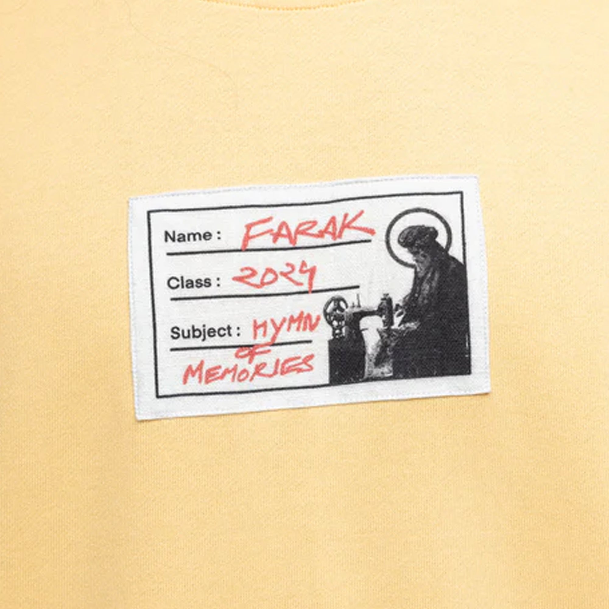 F A R A K | Call Of Fiction 2.0 T-shirt { Beige/beige - view 6