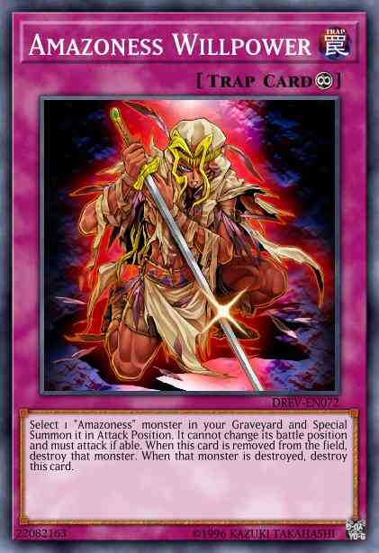 Yu-Gi-Oh! Amazoness Willpower - DREV-EN072 - Rare - Unlimited