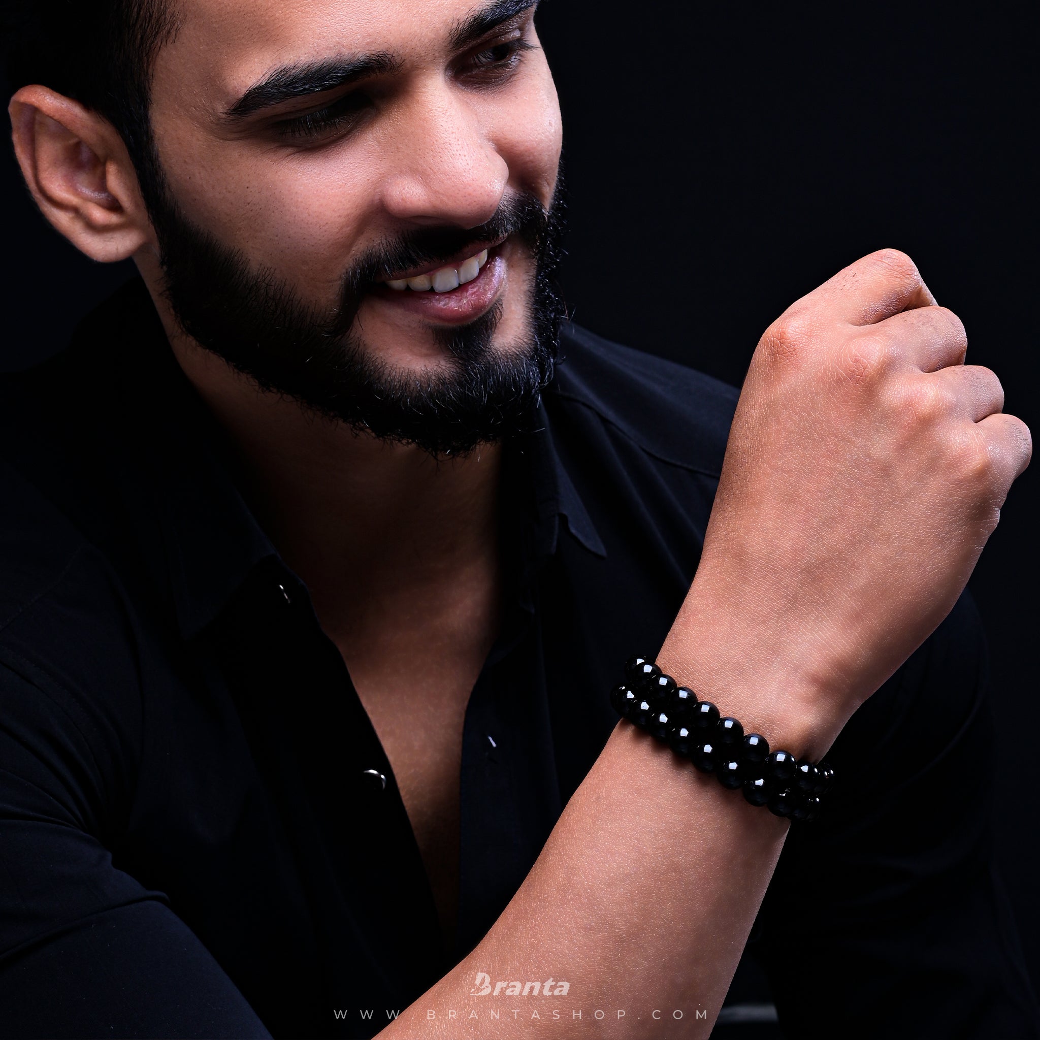 brantashop Dark Glamour Crystal Bracelet 2 Pieces Combo - view 2