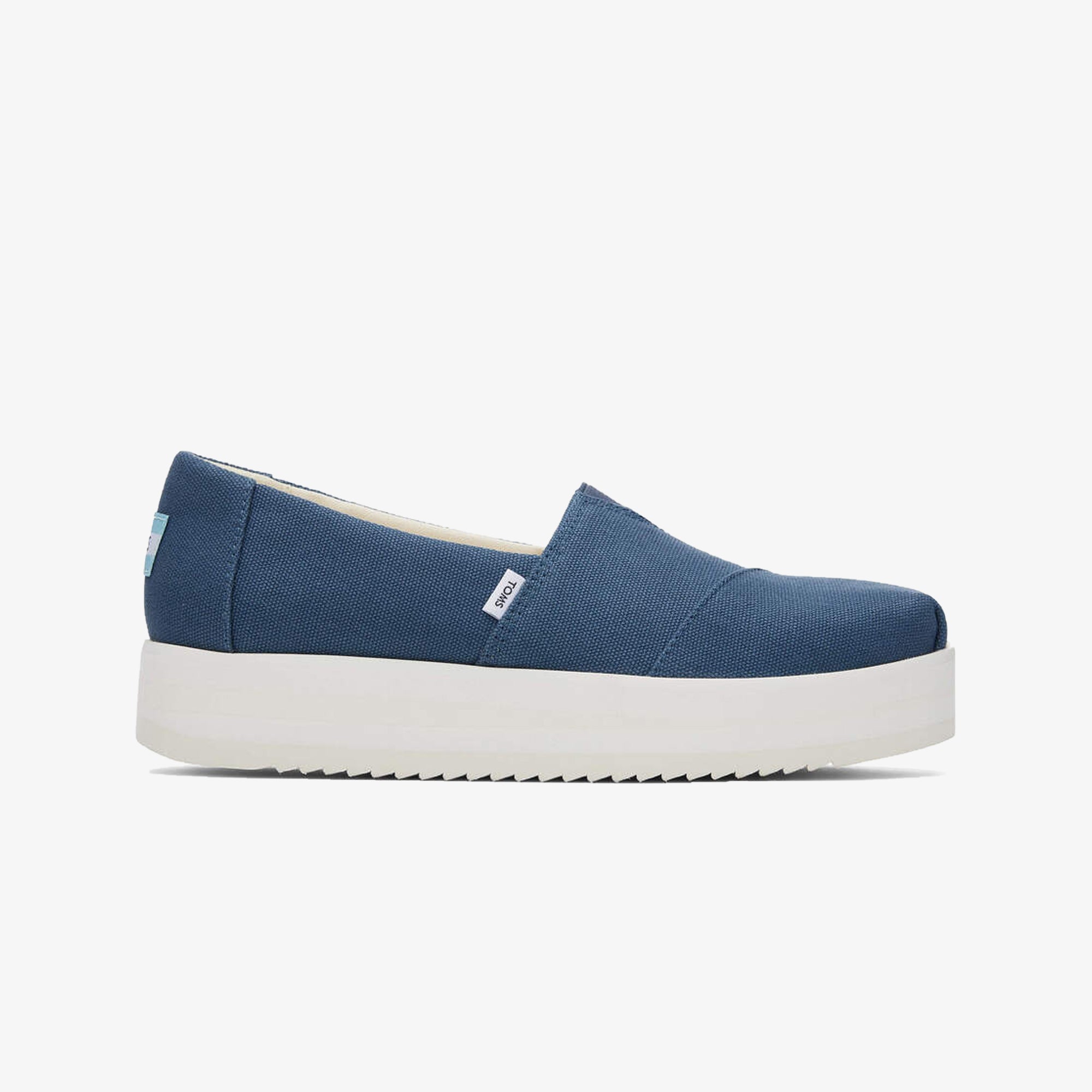 Toms | ALPARGATA MIDFORM ESPADRILLE { BLUE - view 4