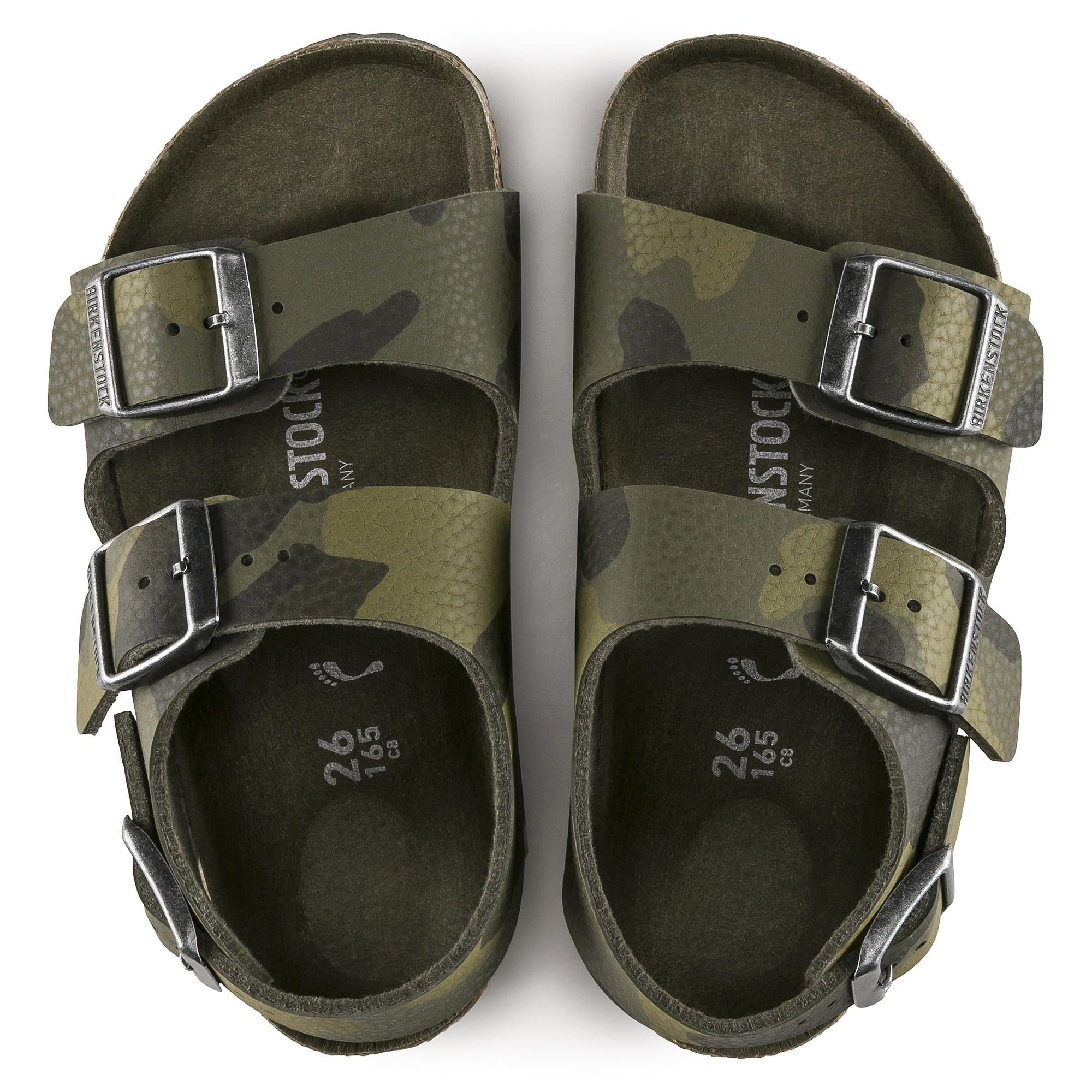 Birkenstock Milano Kids Birko-Flor – Green Green/Desert Soil Camouflage Green - view 2