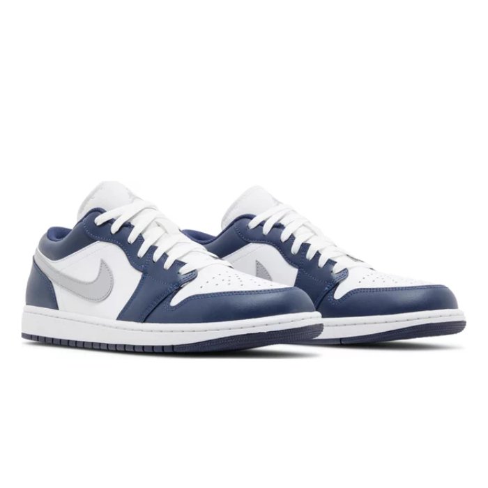 HYPE ELIXIR Jordan 1 Low Wolf Grey Midnight Navy - view 2