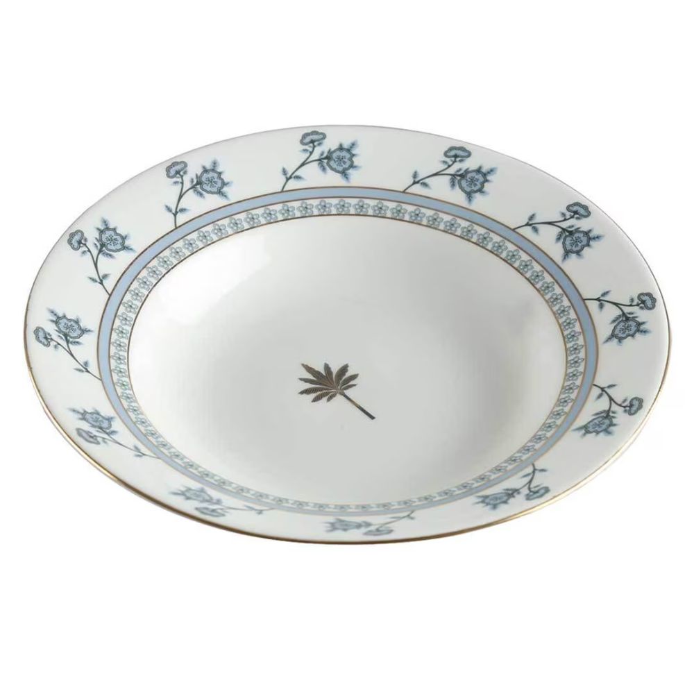 India Circus Gardenia Dreams Pasta Plate Set | Premium 22K Liquid Gold | Set of 2 Pcs - view 3