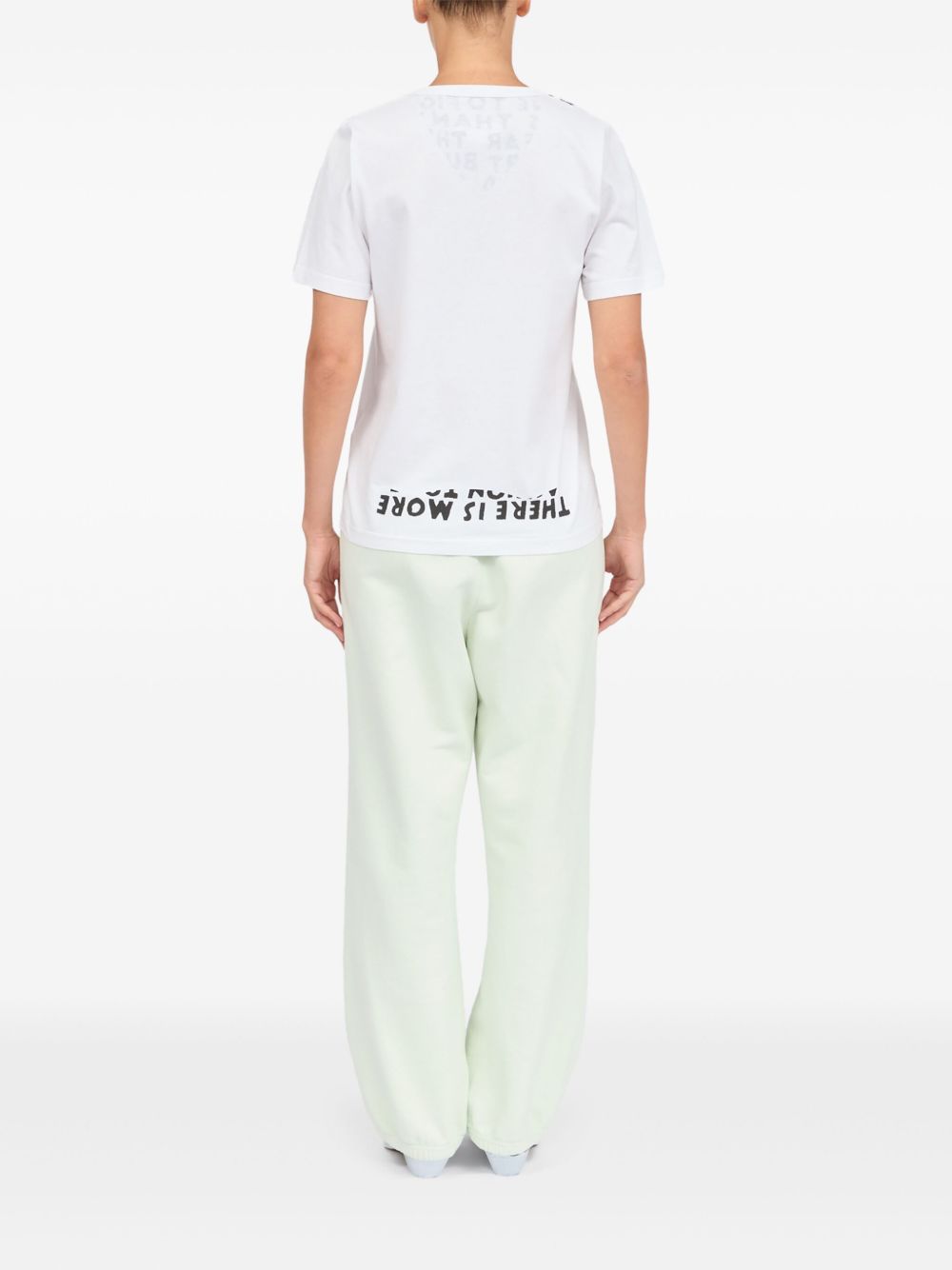 MM6 Maison Margiela Printed cotton t-shirt – Cotton 100% - view 6