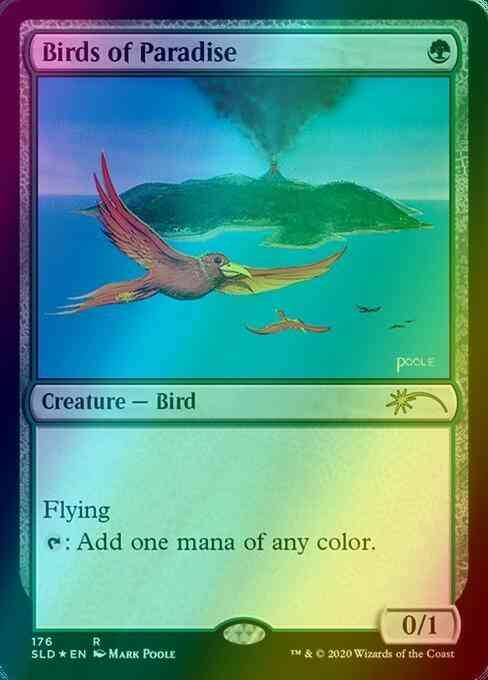 Magic Birds of Paradise [0176] [Mark Poole] [Secret Lair Drop] [Foil]
