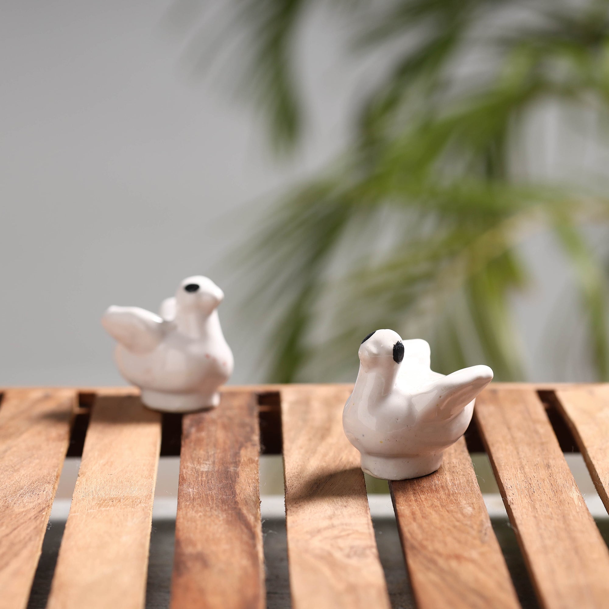 ITOKRI CRAFTS INITIATIVE Bird - Handcrafted Ceramic Toys (Set of 2)