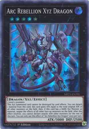 Yu-Gi-Oh! Arc Rebellion Xyz Dragon - MP21-EN191 - Super Rare - 1st Edition