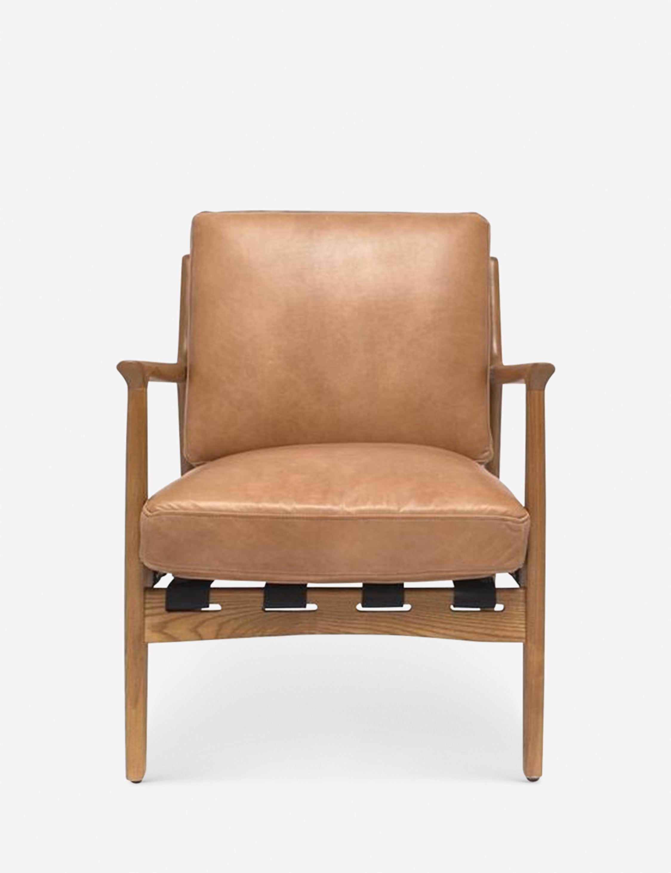 Lulu and Georgia Kenneth Leather Chair