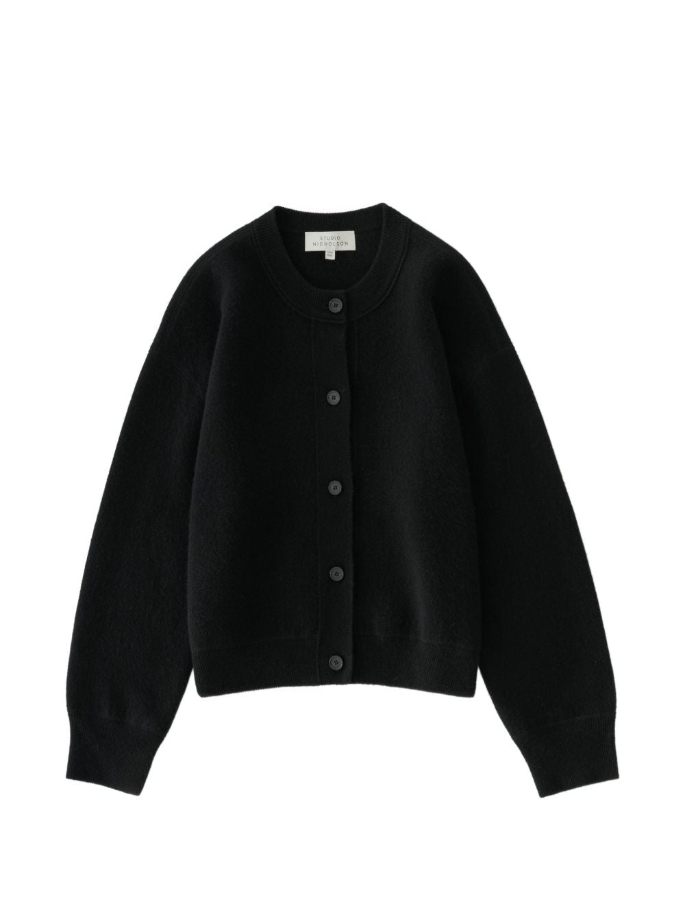 STUDIO NICHOLSON PRE Sweaters BLACK – Wool 70%, Cashmere 30%