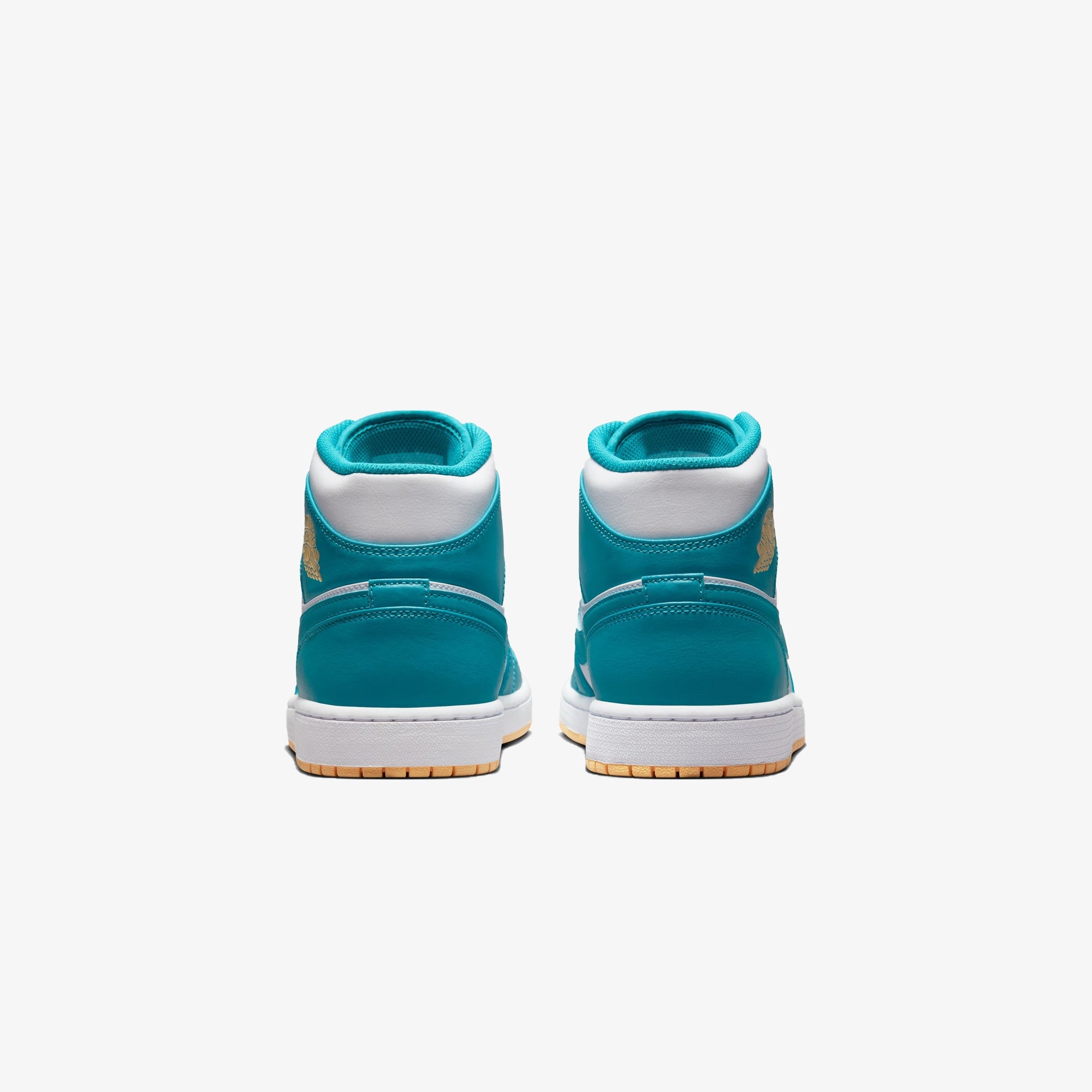 Jordan | AIR JORDAN 1 MID { AQUATONE/CELESTIAL GOLD-WHITE - view 2