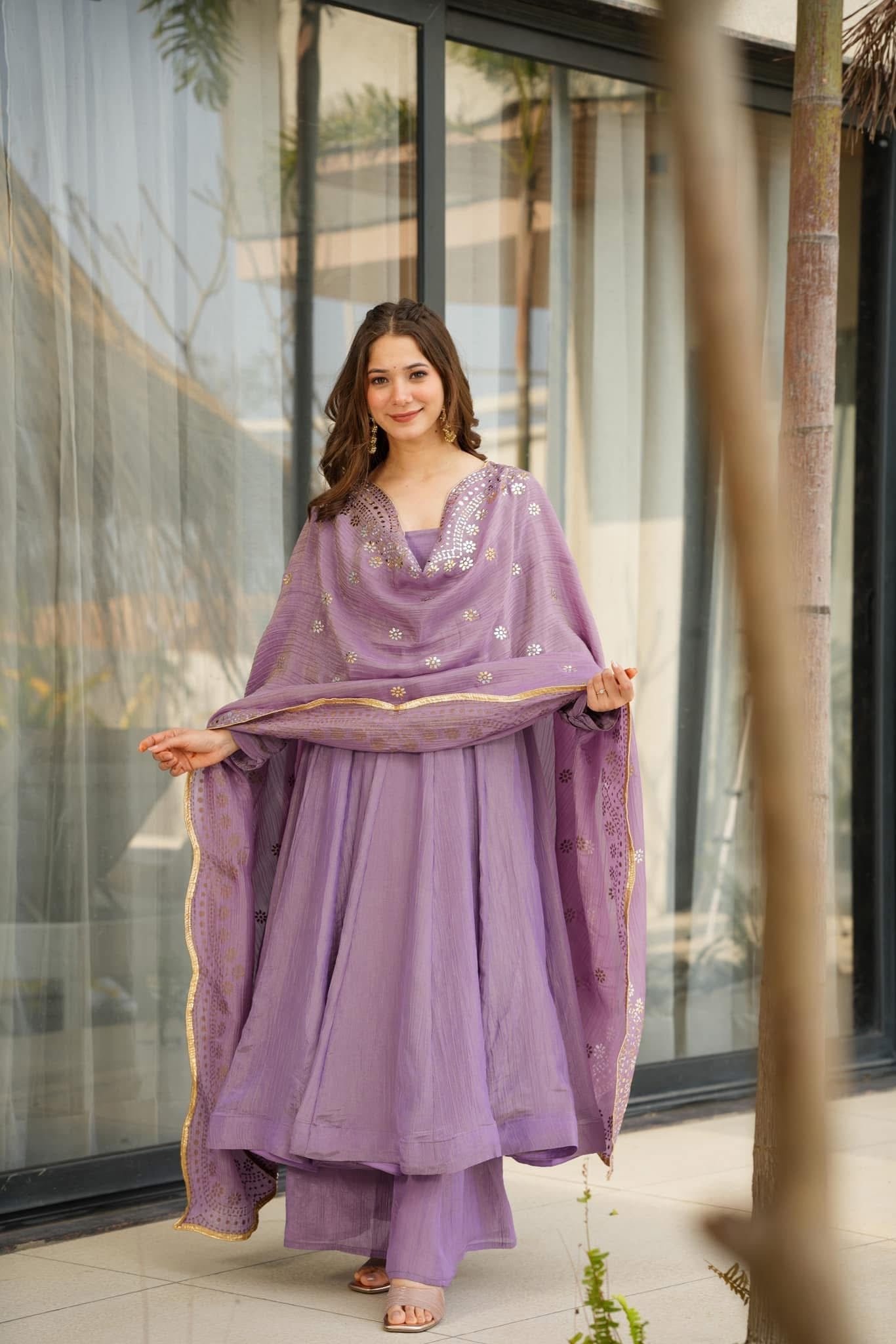 Idaho-o Amethyst cosmos aura suit set - view 4