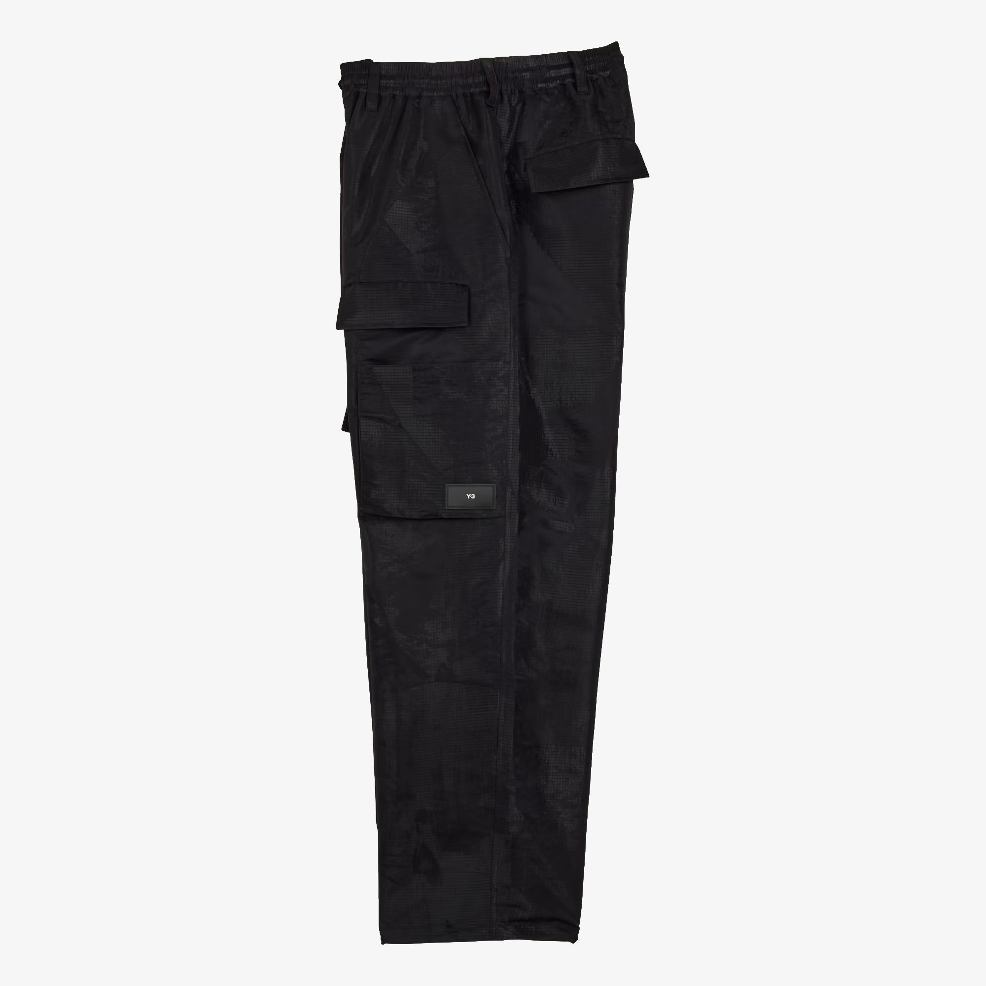 Y-3 | Lined Jacquard Ripstop Pants { Black - view 2