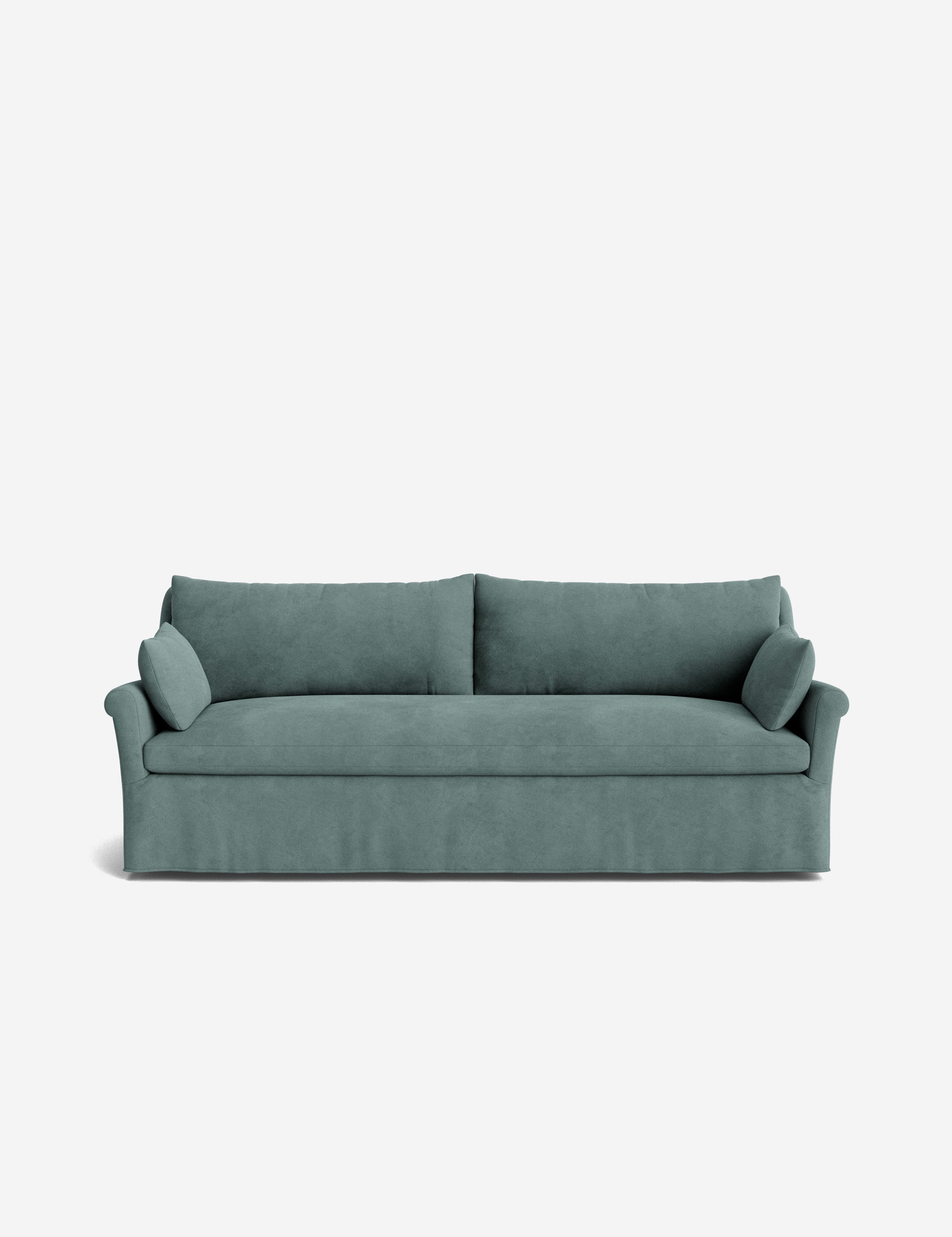 Lulu and Georgia Portola Rolled Arm Slipcover Sofa - view 170