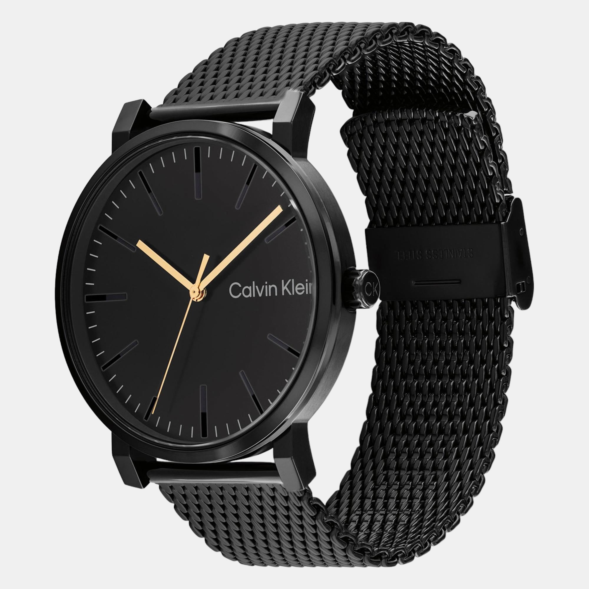 Calvin Klein Ck Slate Men Quartz Black Dial Analog Stainless Steel Watch 25200259 - view 2