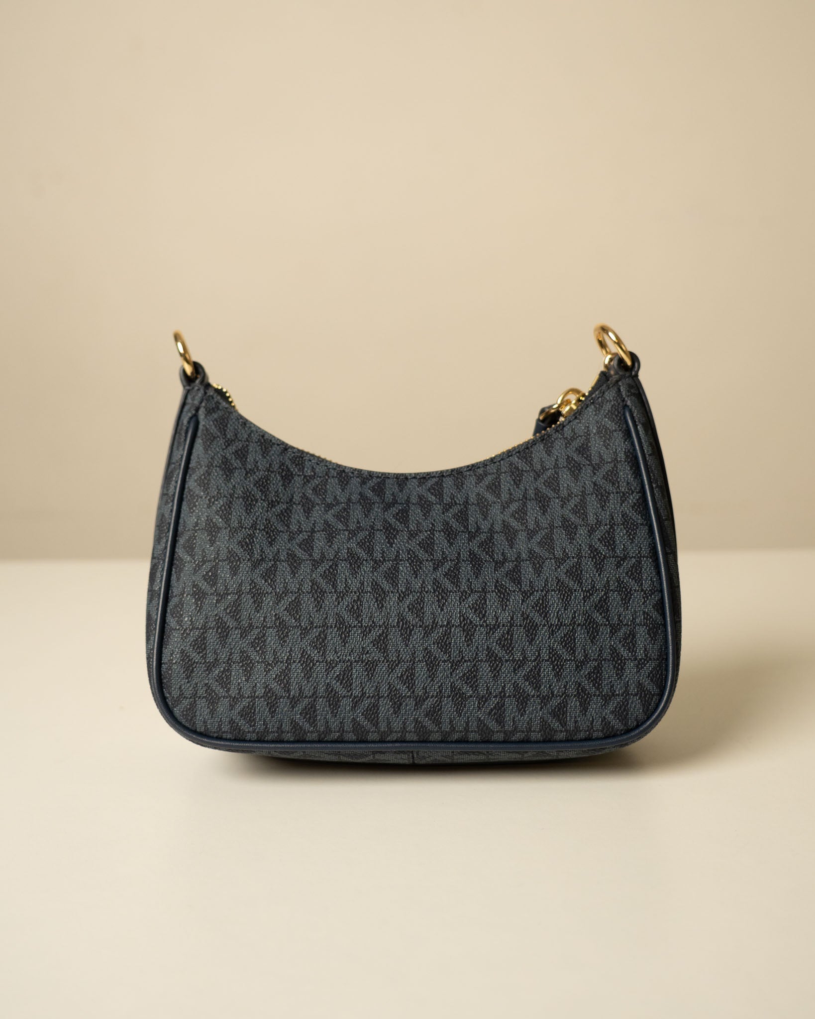Michael Kors Heritage Blue Jet Set Charm Logo Medium Shoulder Bag - view 2