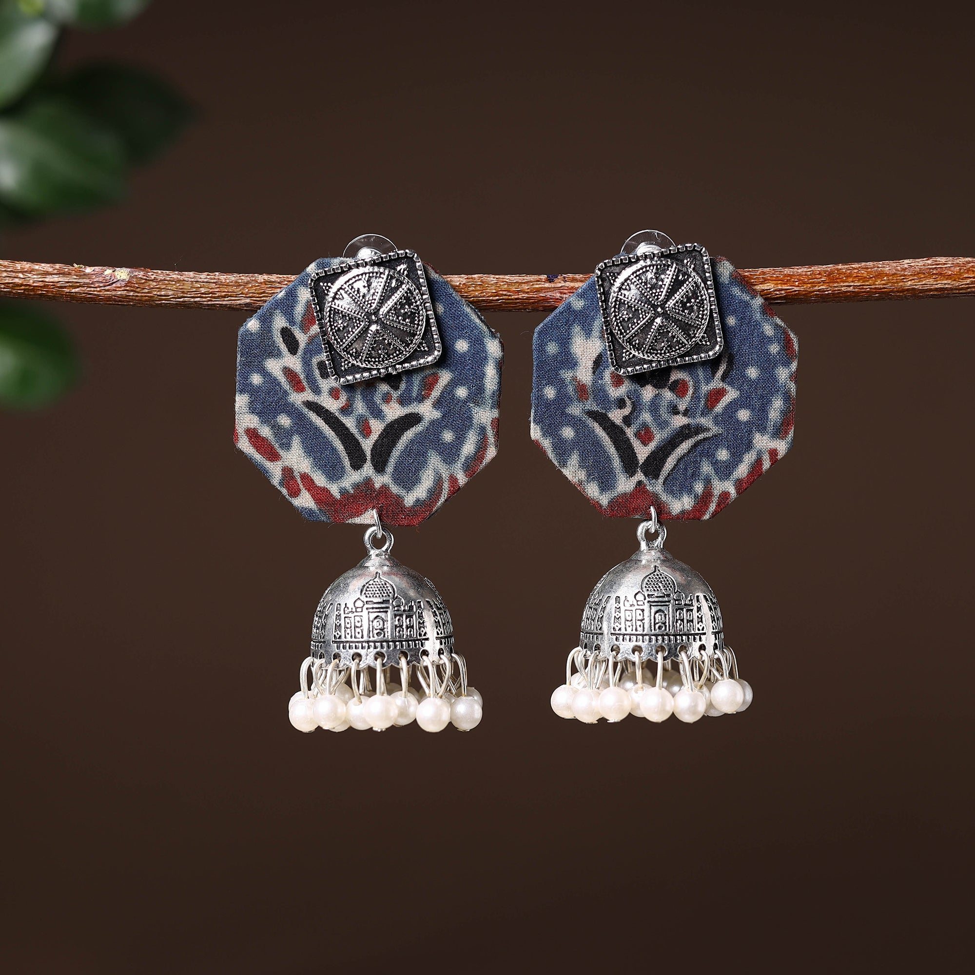 JALPARI Alisha Handcrafted GS Fabart Earrings