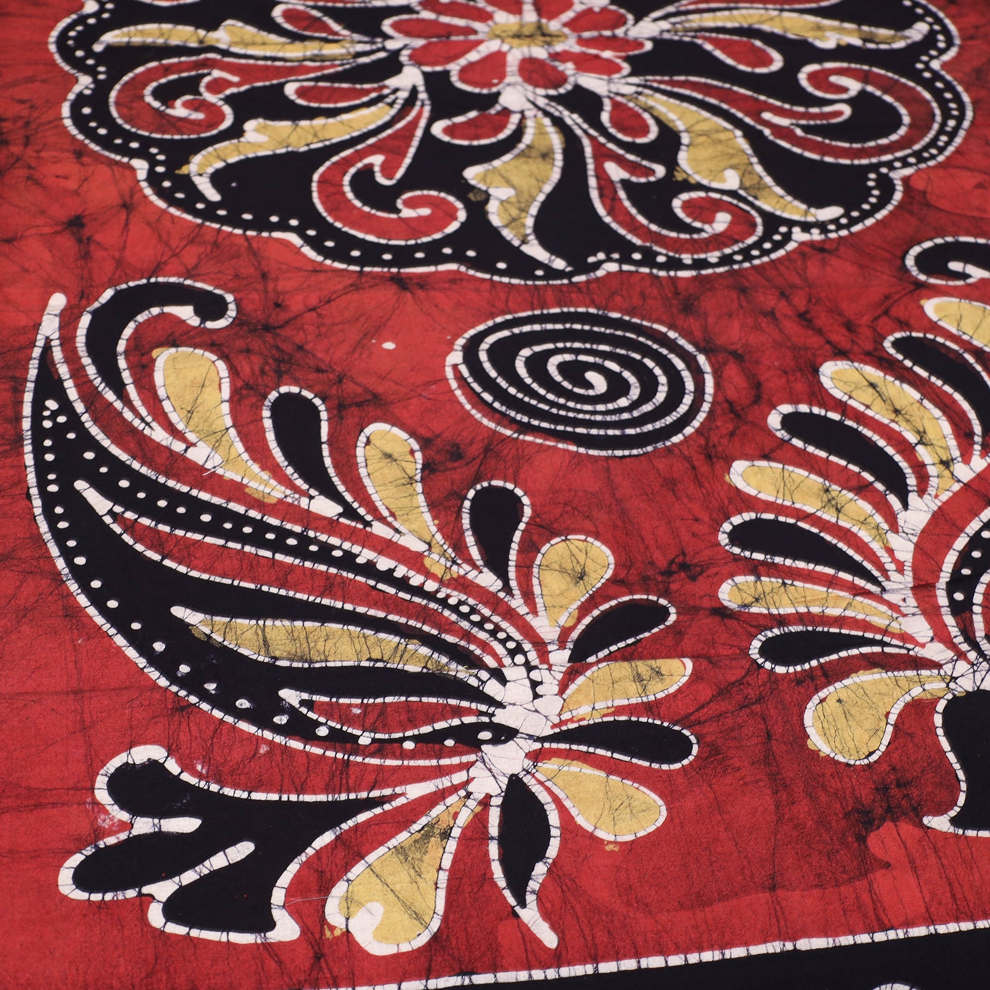 KACHCHH JI CHHAAP Black - Hand Batik Printed Cotton Single Bed Cover (96 x 59 in) 12 - view 3