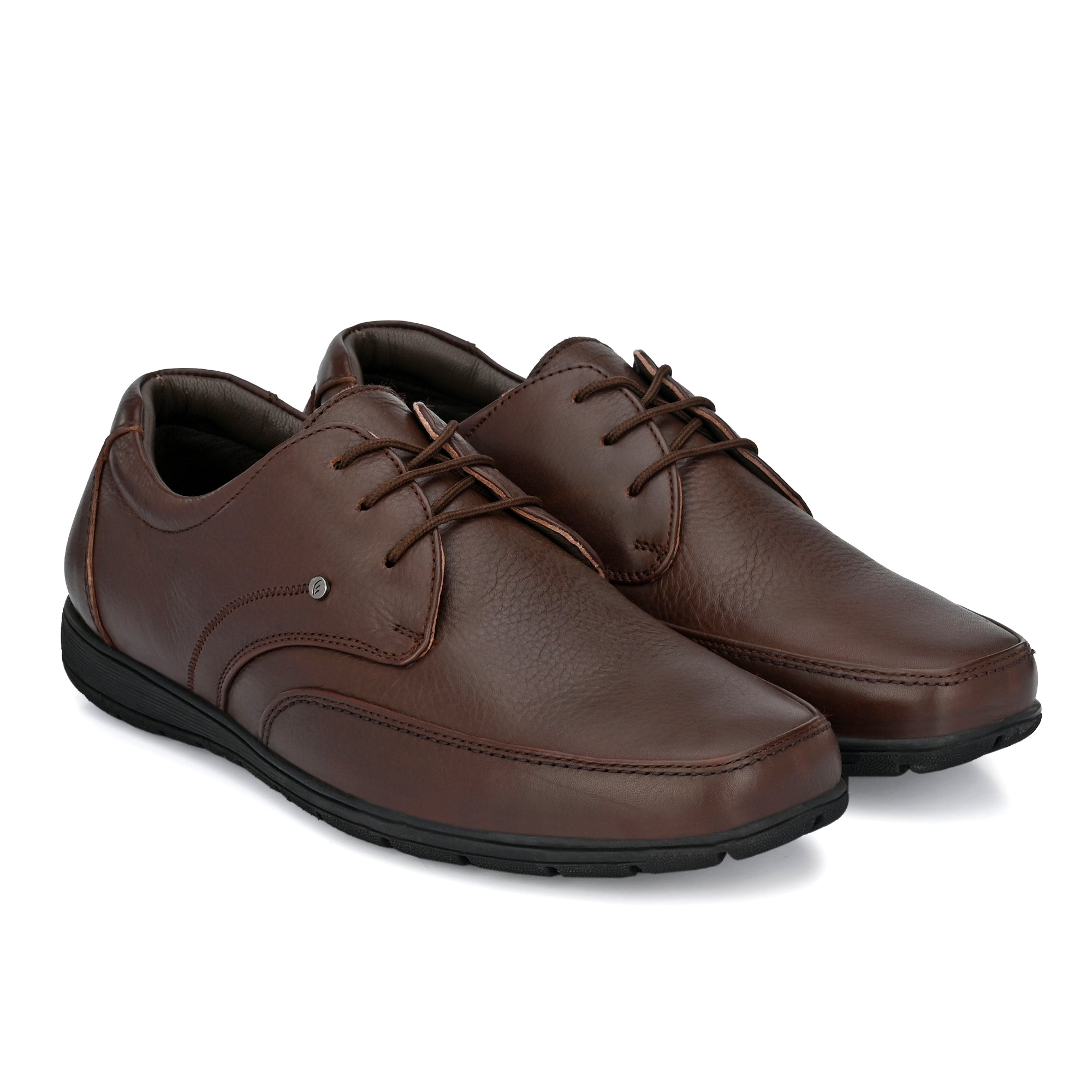 egoss-shoes Egoss Casual Derby Lace Up Leather Shoes For Men - view 7