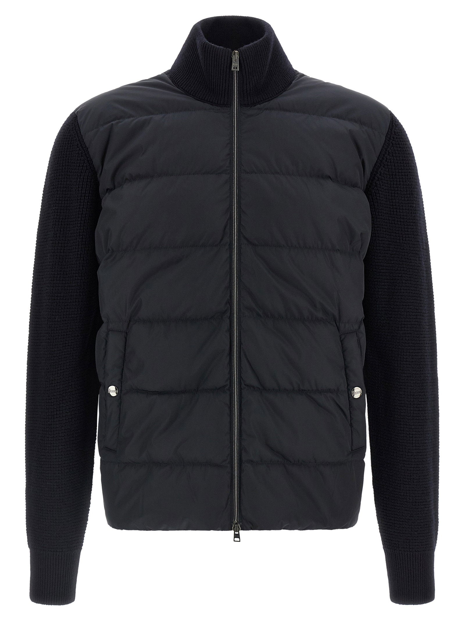 Herno Padded Cardigan – 100% wool