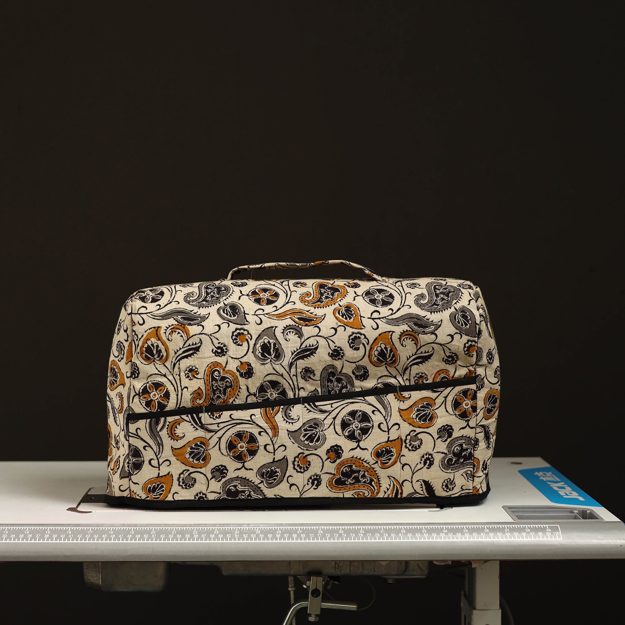 JALPARI Beige - Handcrafted Cotton Sewing Machine Cover 24