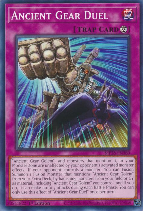 Yu-Gi-Oh! Ancient Gear Duel - MP25-EN360 - Common - 1st Edition