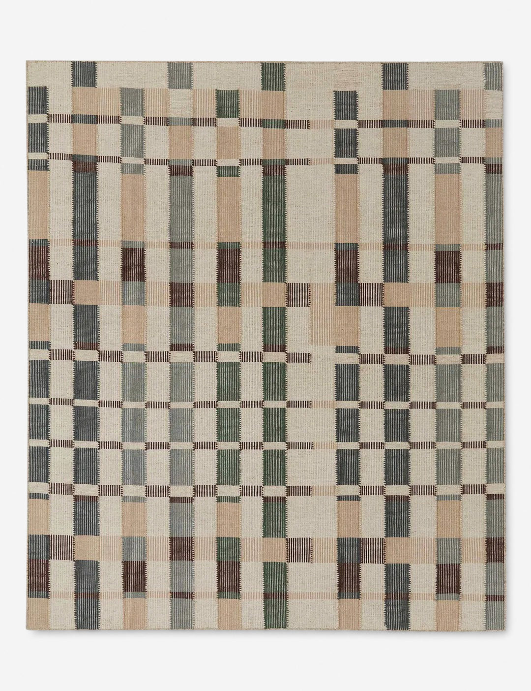 Lulu and Georgia Marli Flatweave Wool Rug by Nina Freudenberger