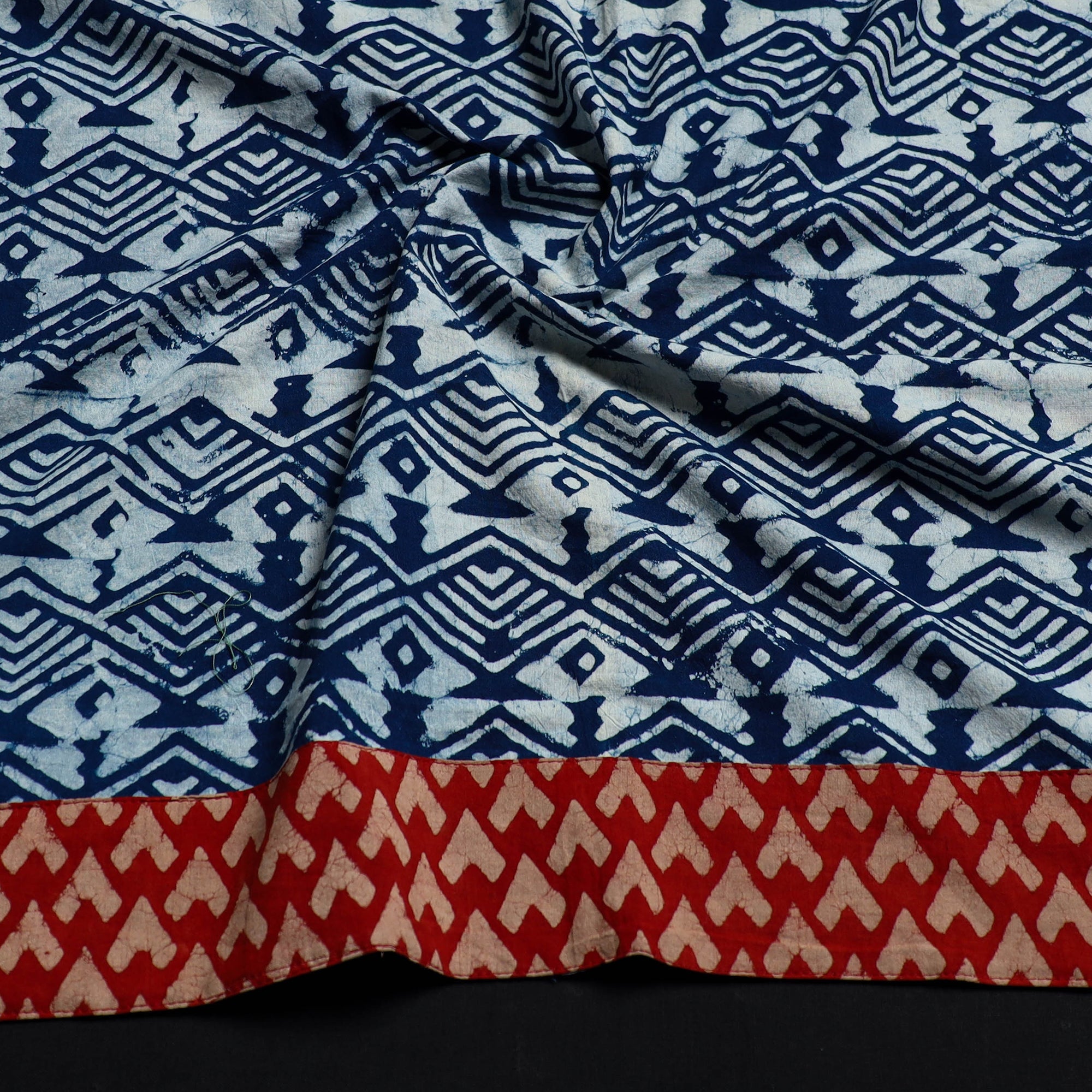 NOORI BAZAR Blue - Block Print Cotton Pipad Blouse Piece 133 - view 2
