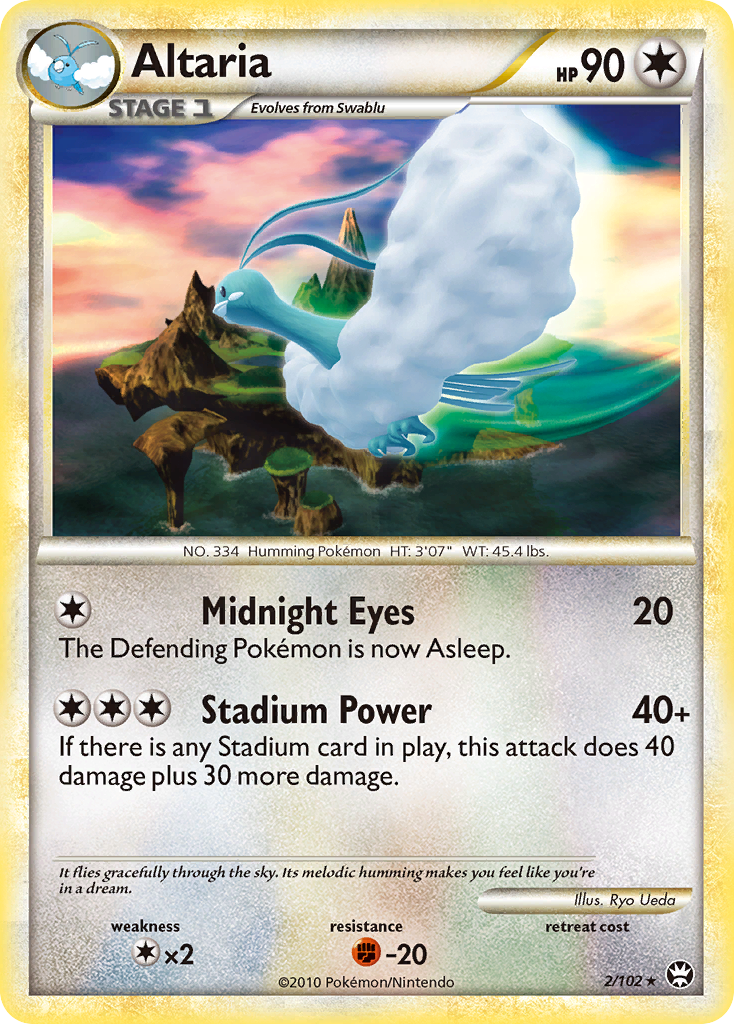 Rare holo hgss4-2 – Pokémon Altaria - 2/102 - Rare Holo [hgss4-2] [Reverse Holo] - Altaria - 2/102 - Rare Holo