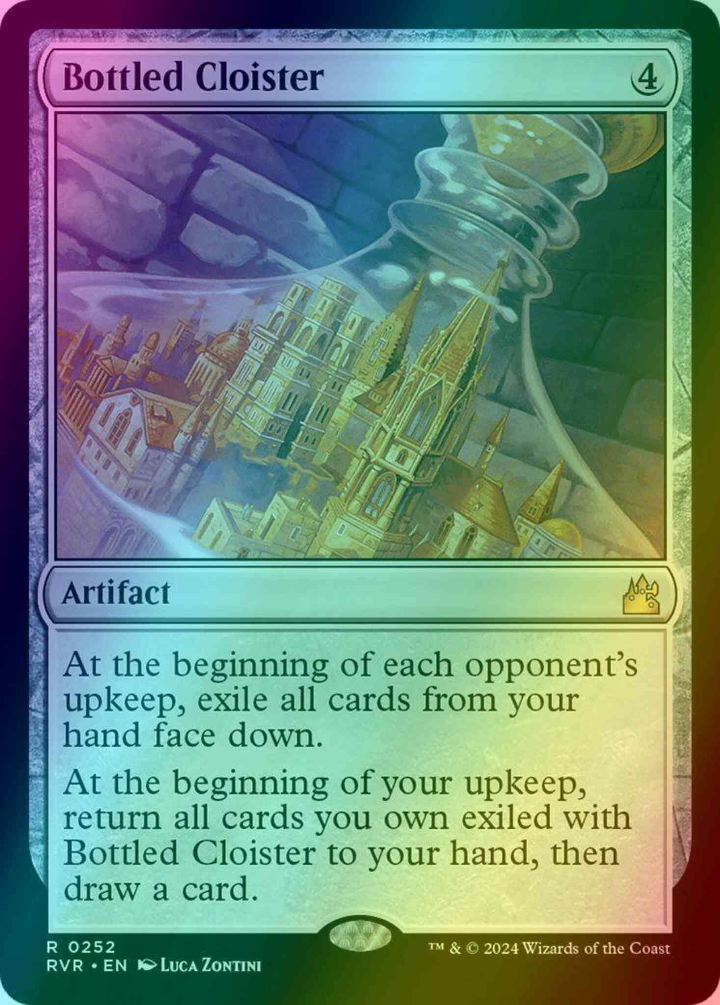 Bottled cloister 252 – Magic Bottled Cloister [252] [Ravnica Remastered] [Foil]