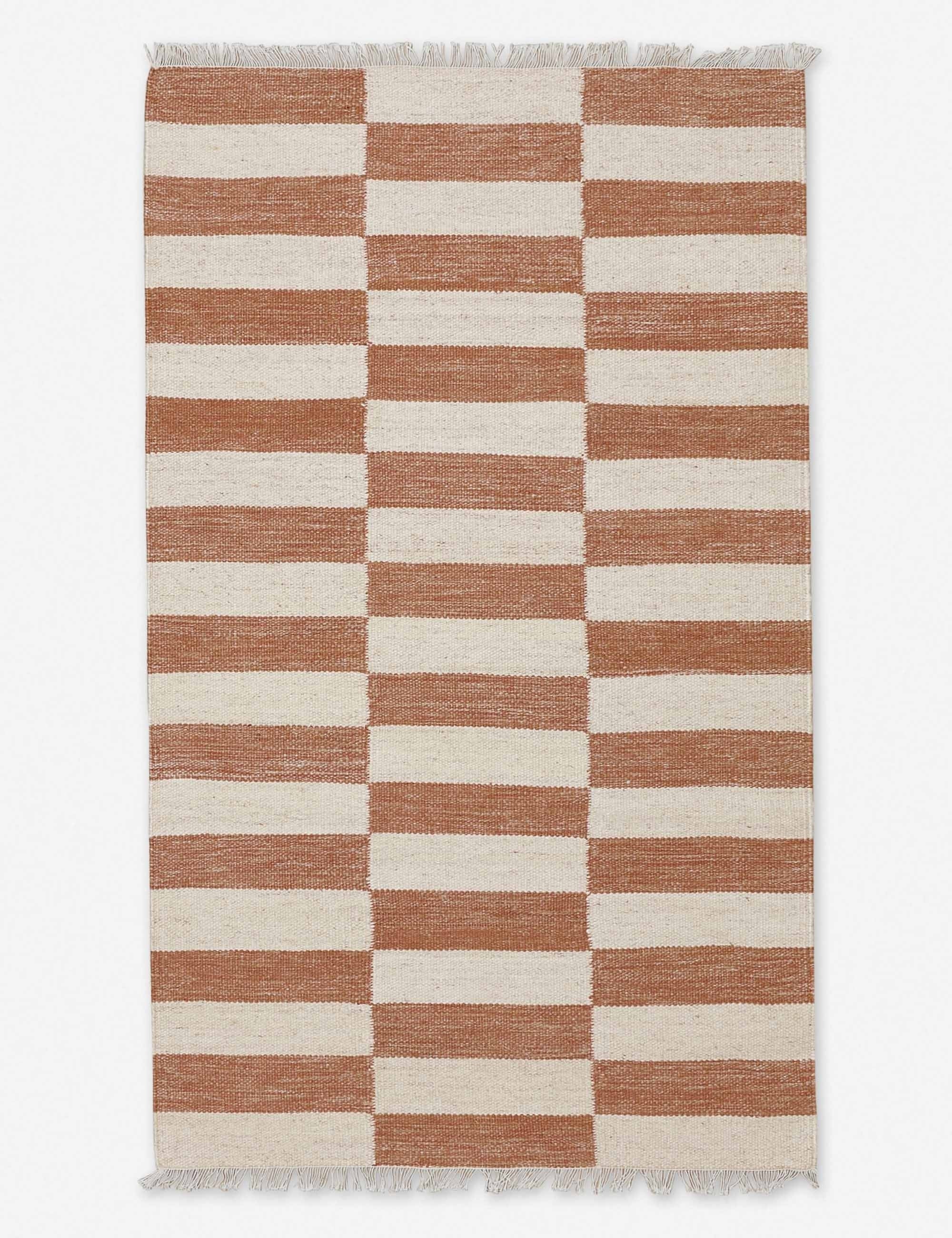 Lulu and Georgia Nurae Rug – Rust - view 3