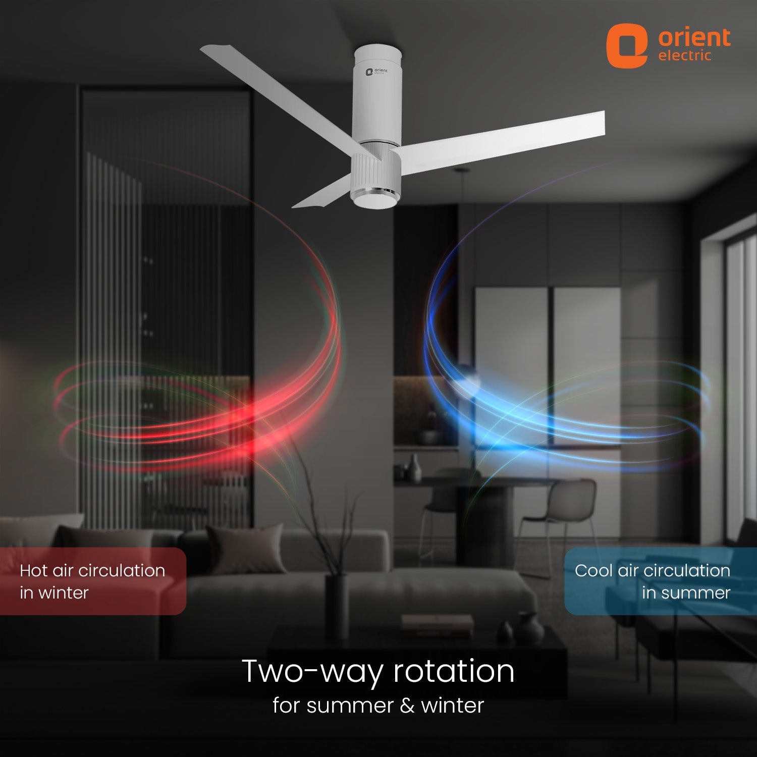 orientelectric Aeroslim with IoT, Remote & 3CCT Underlight BLDC PRO Smart Ceiling Fan - view 27