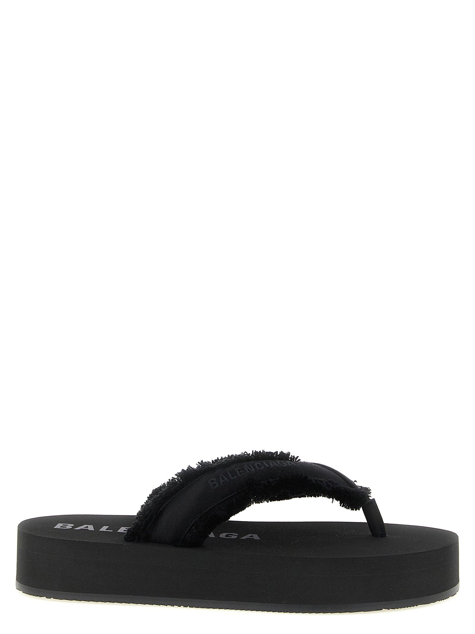 Balenciaga Jet Lag Sandals – 72% viscose, 28% silk