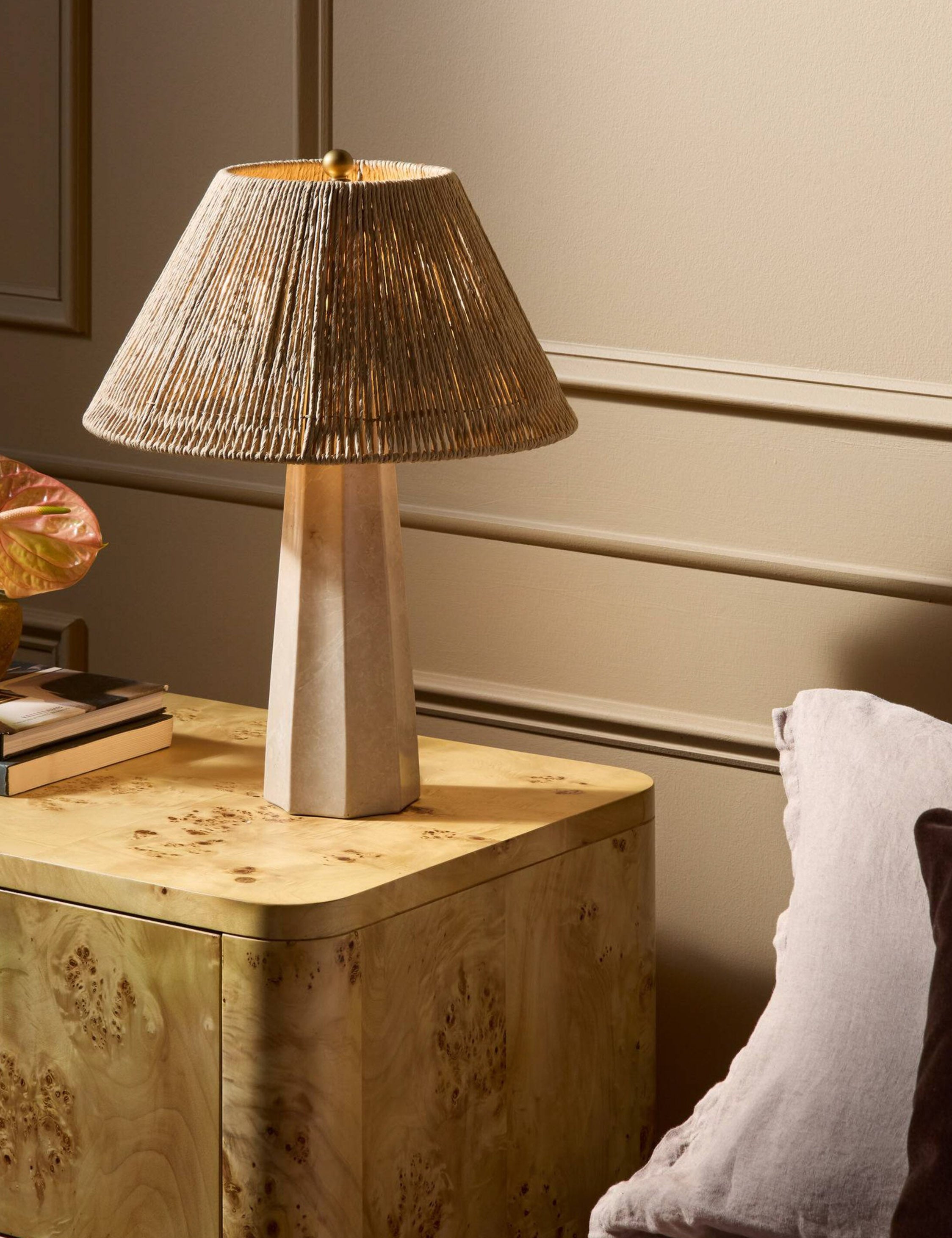 Lulu and Georgia Julian Table Lamp – Natural - view 2
