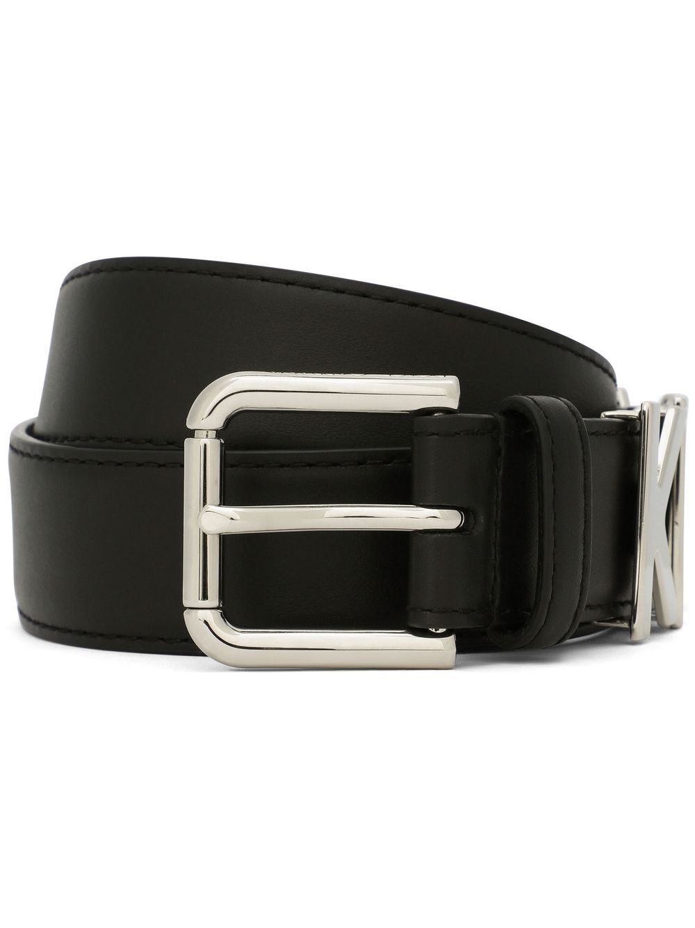 Dolce & Gabbana logo-lettering Leather Belt – Outer: Leather 100%