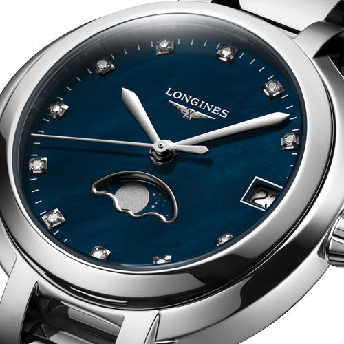 Longines Primaluna Blue mother-of-pearl Dial Women 30.5mm - view 3