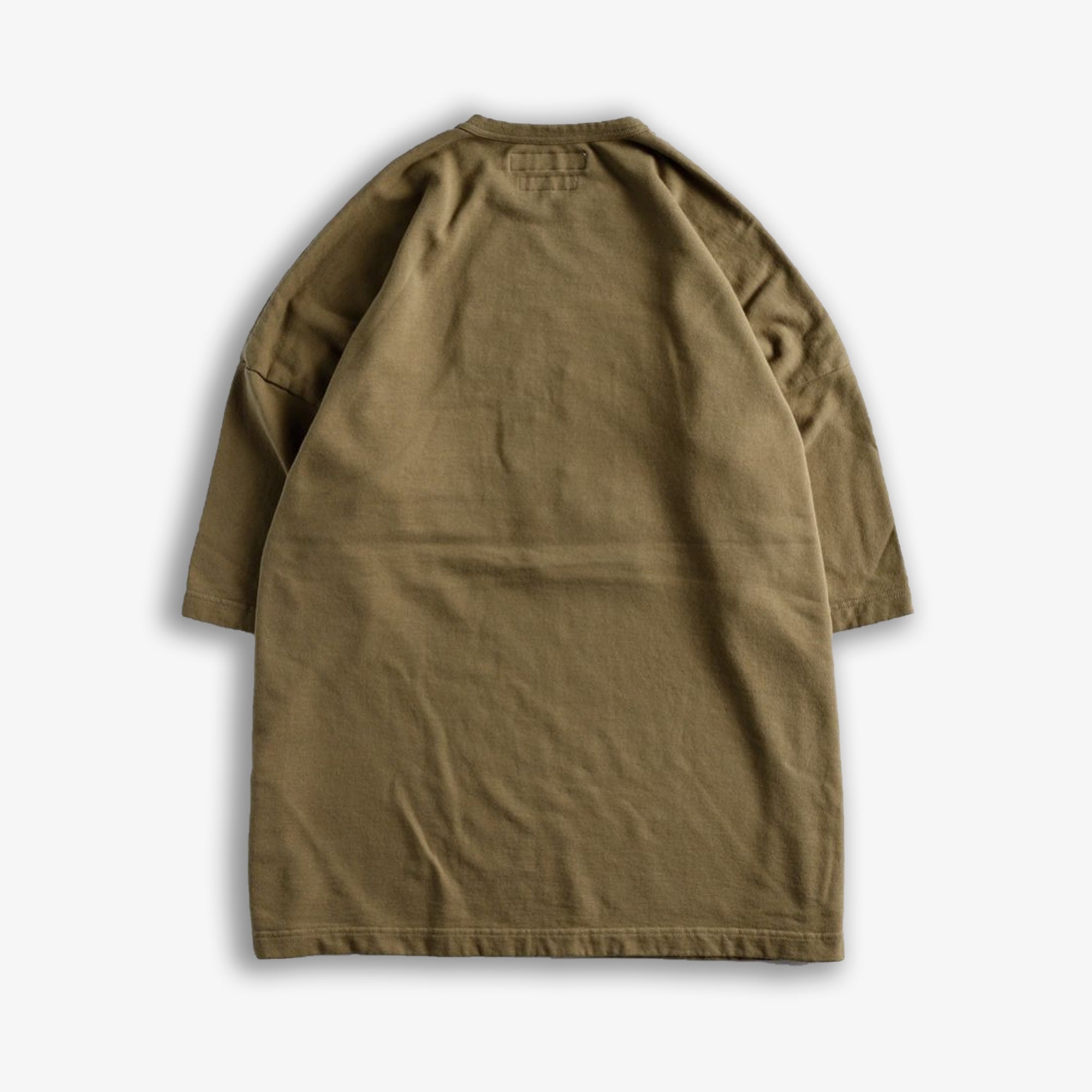 Fdmtl | Patchwork Wide Sweat Tee { Khaki