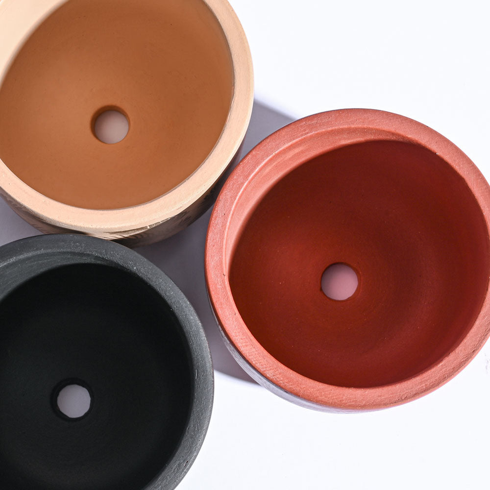 Ugaoo Sienna Terracotta Pots - Set of 3 - view 7