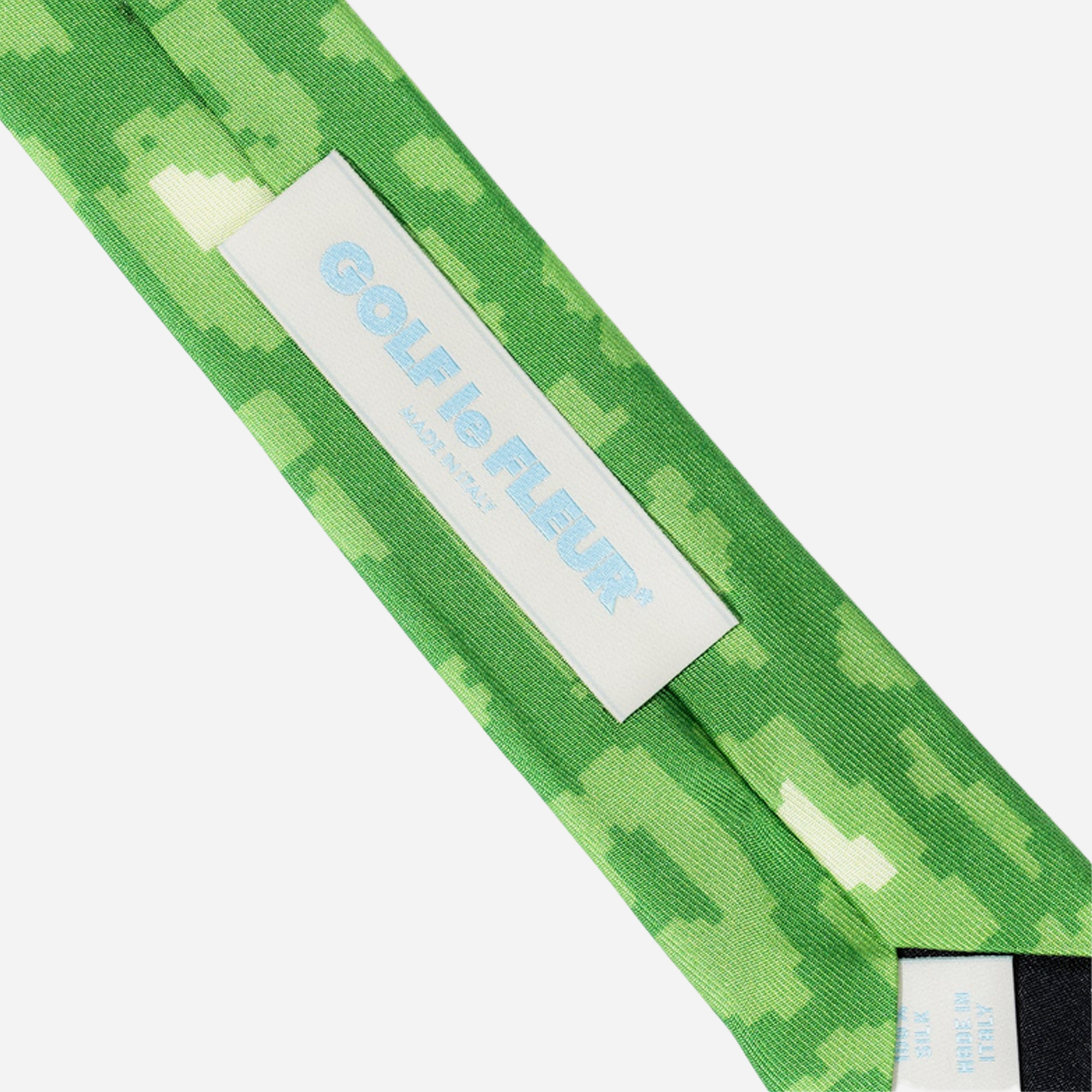 Golf Le Fleur Fleur Camo Wide Silk Tie Green - view 2