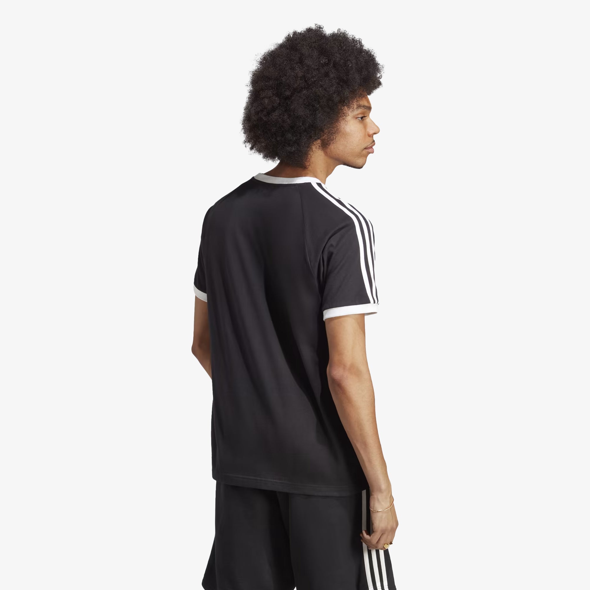 Adidas Originals | Adicolor Classics 3-stripes Tee { Black - view 6