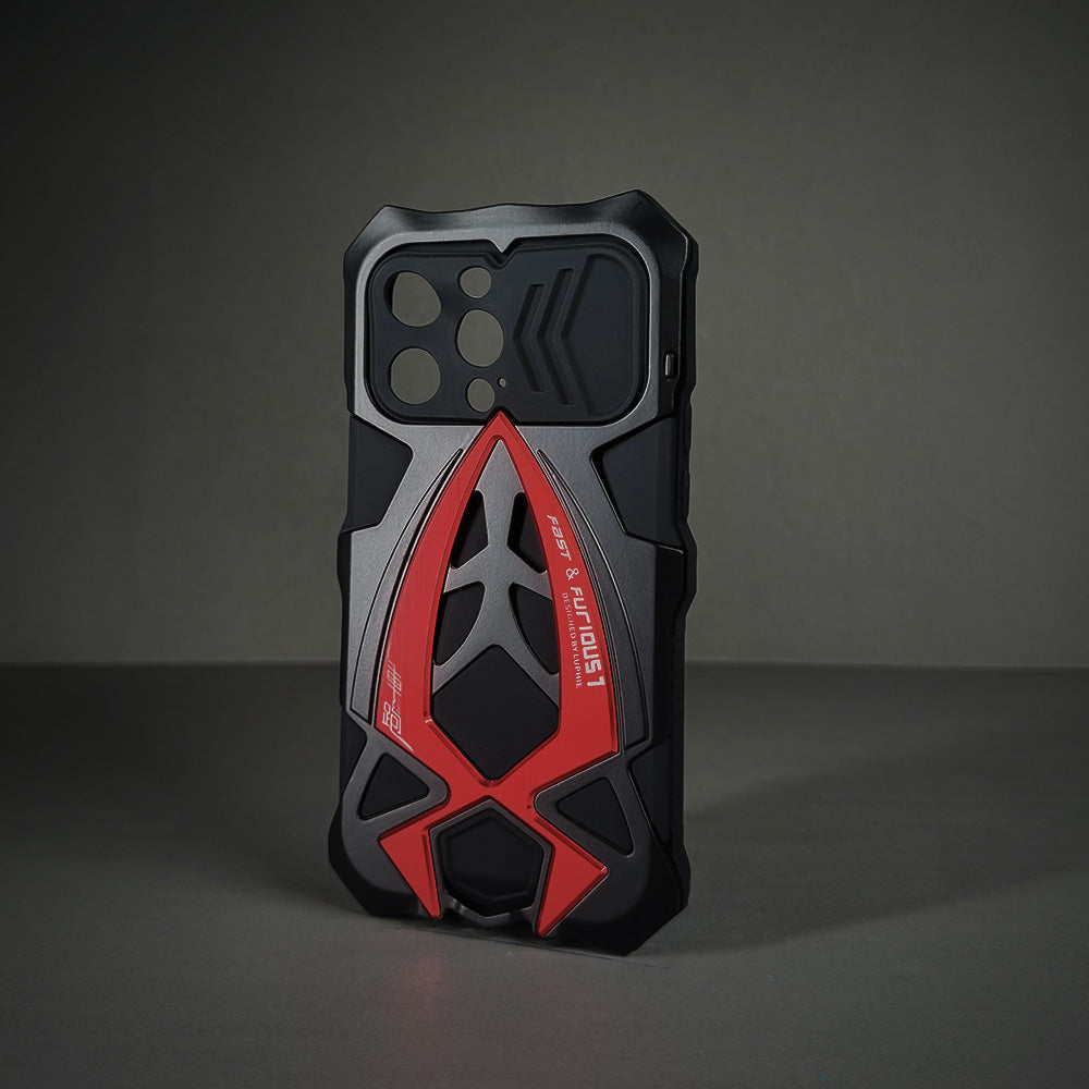 technoidtech iPhone 14 Pro Aventador Metal Silicone Hybrid Case - view 3