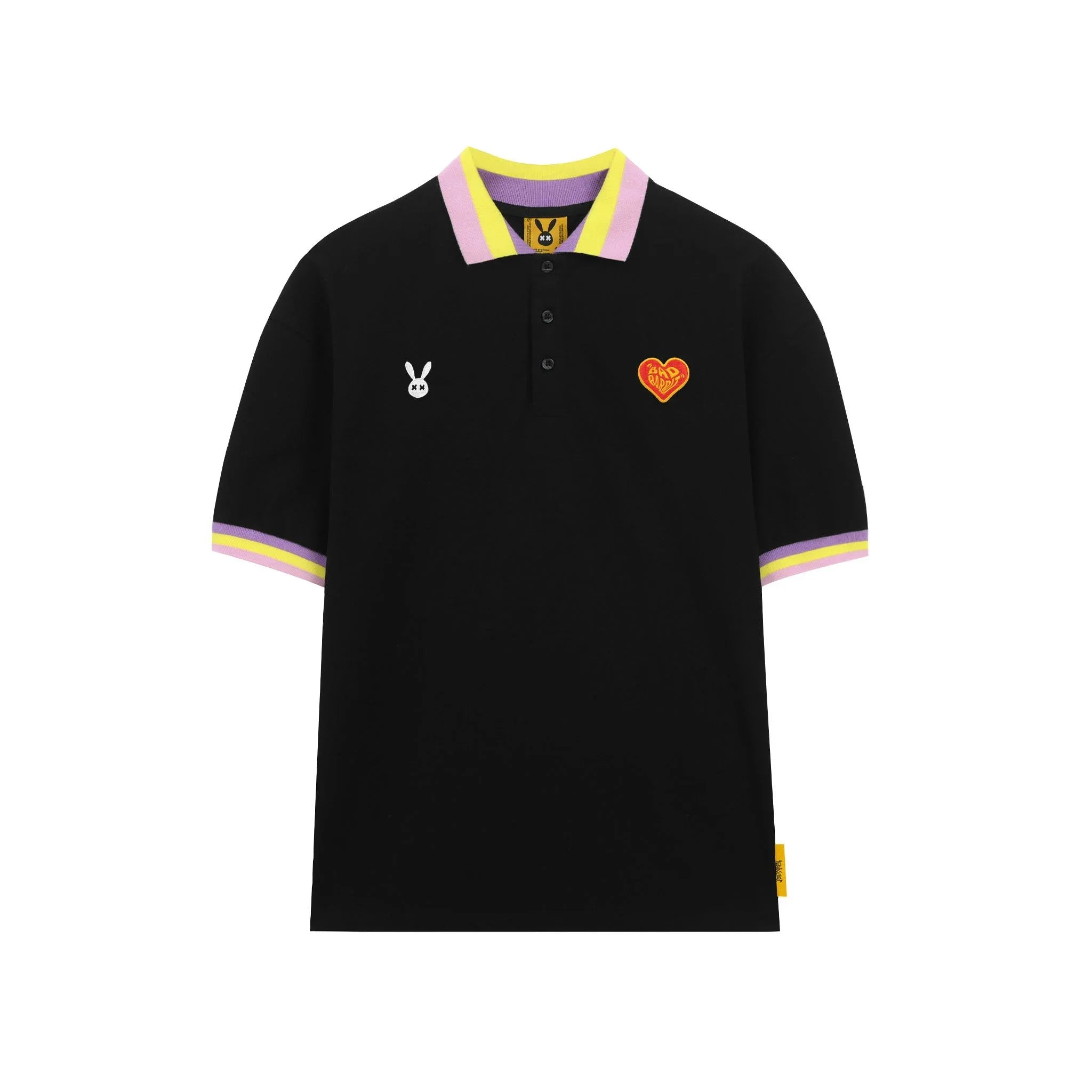 Sneaker Cafe Mumbai Bad Rabbit Black Stripe Rabbit Polo