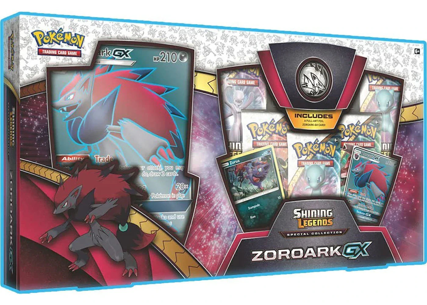 Pokémon 2017 Pokemon TCG Shining Legends Special Collection Zoroark GX