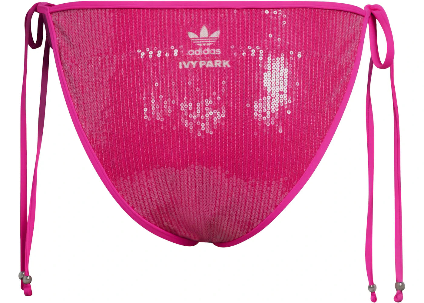adidas Ivy Park Sequin Triangle Bikini Bottom Shock Pink - view 2