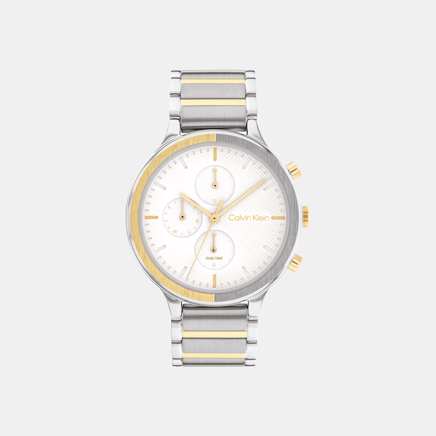 Calvin Klein Energize Women Quartz White Dial Analog Stainless Steel Watch 25200239