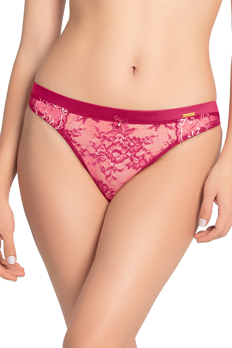 Amante Eternal Bliss Lace Thong - Granita - view 2