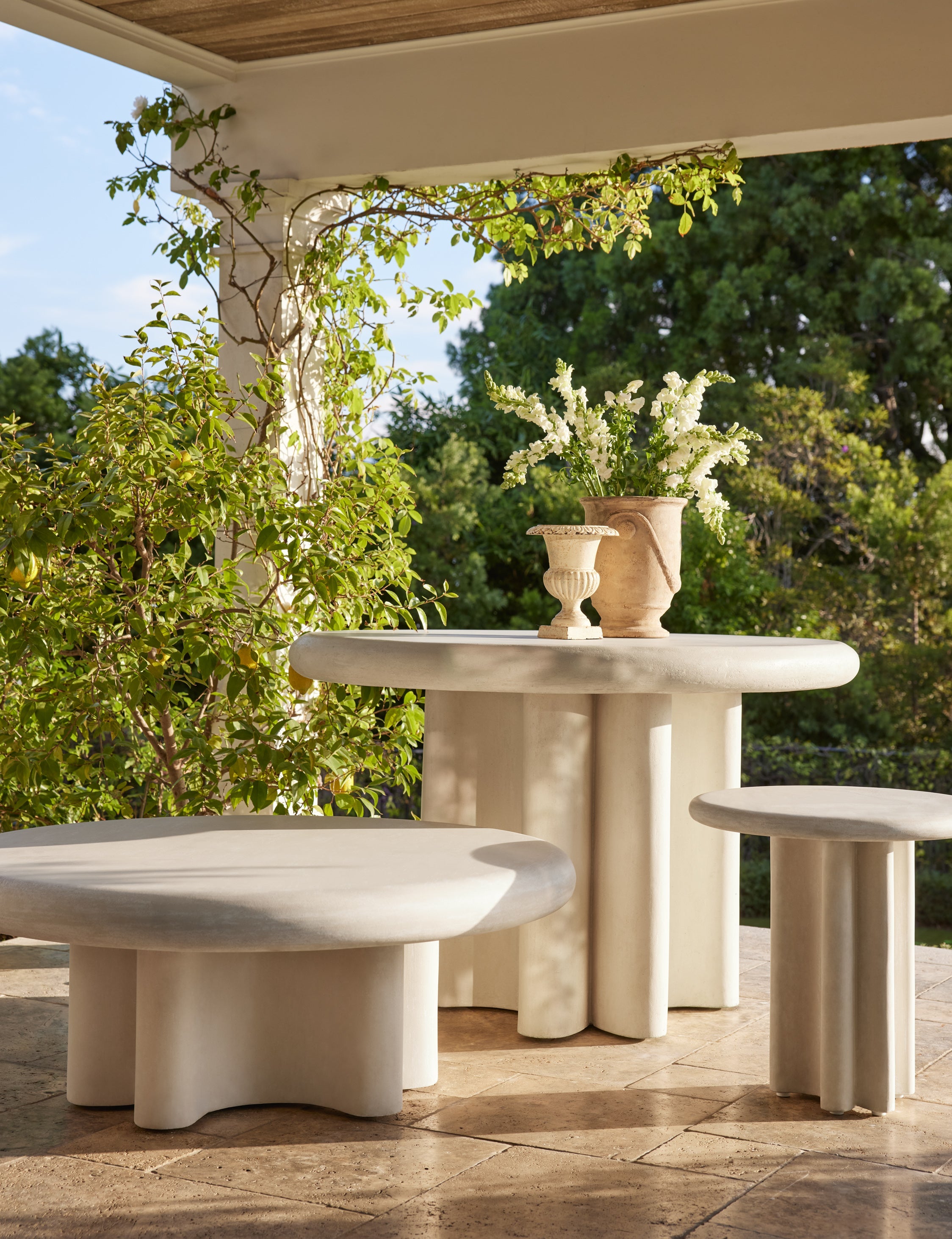 Lulu and Georgia Ruiz Indoor / Outdoor Round Side Table - view 2