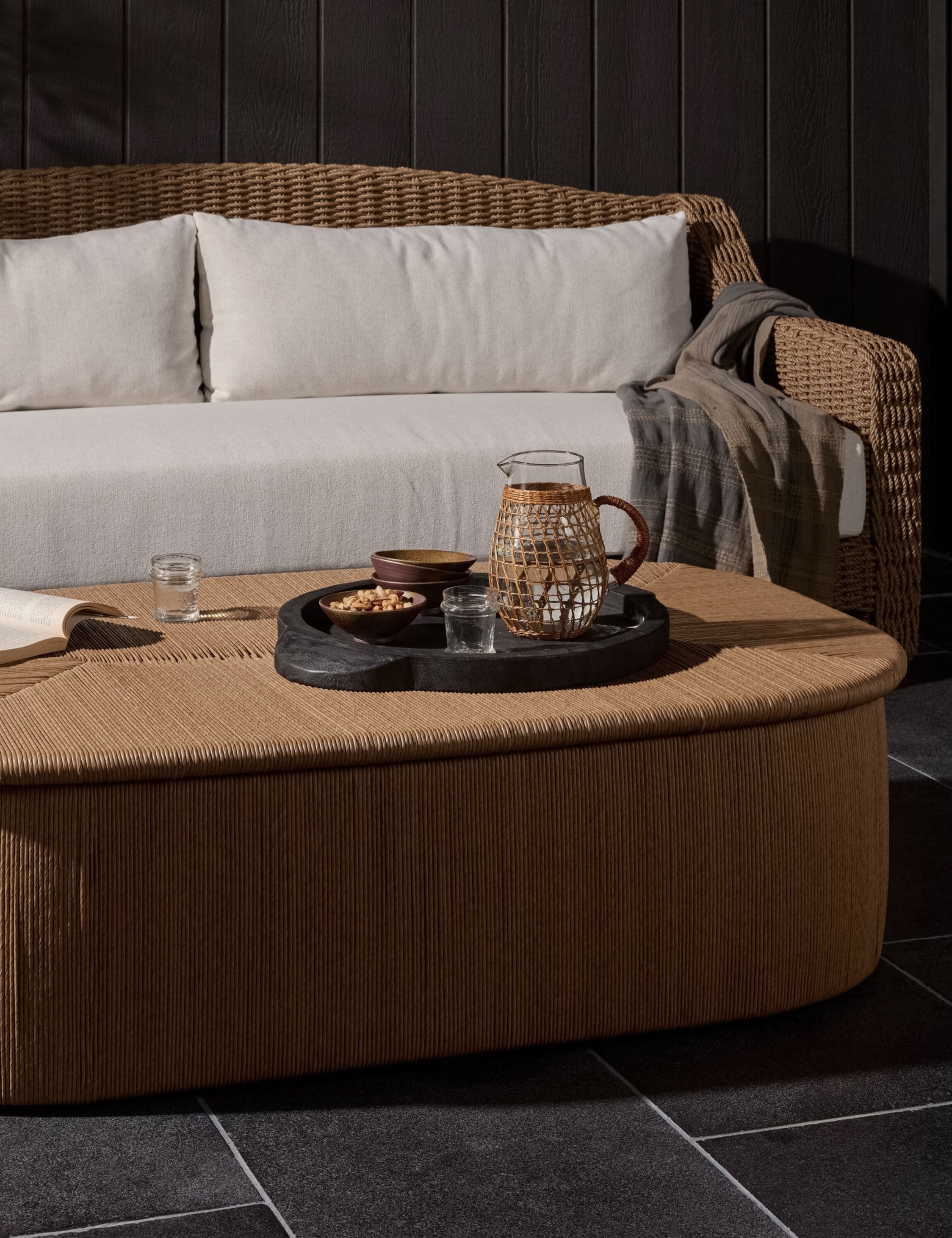 Lulu and Georgia Duvall Outdoor Coffee Table – Natural - view 2