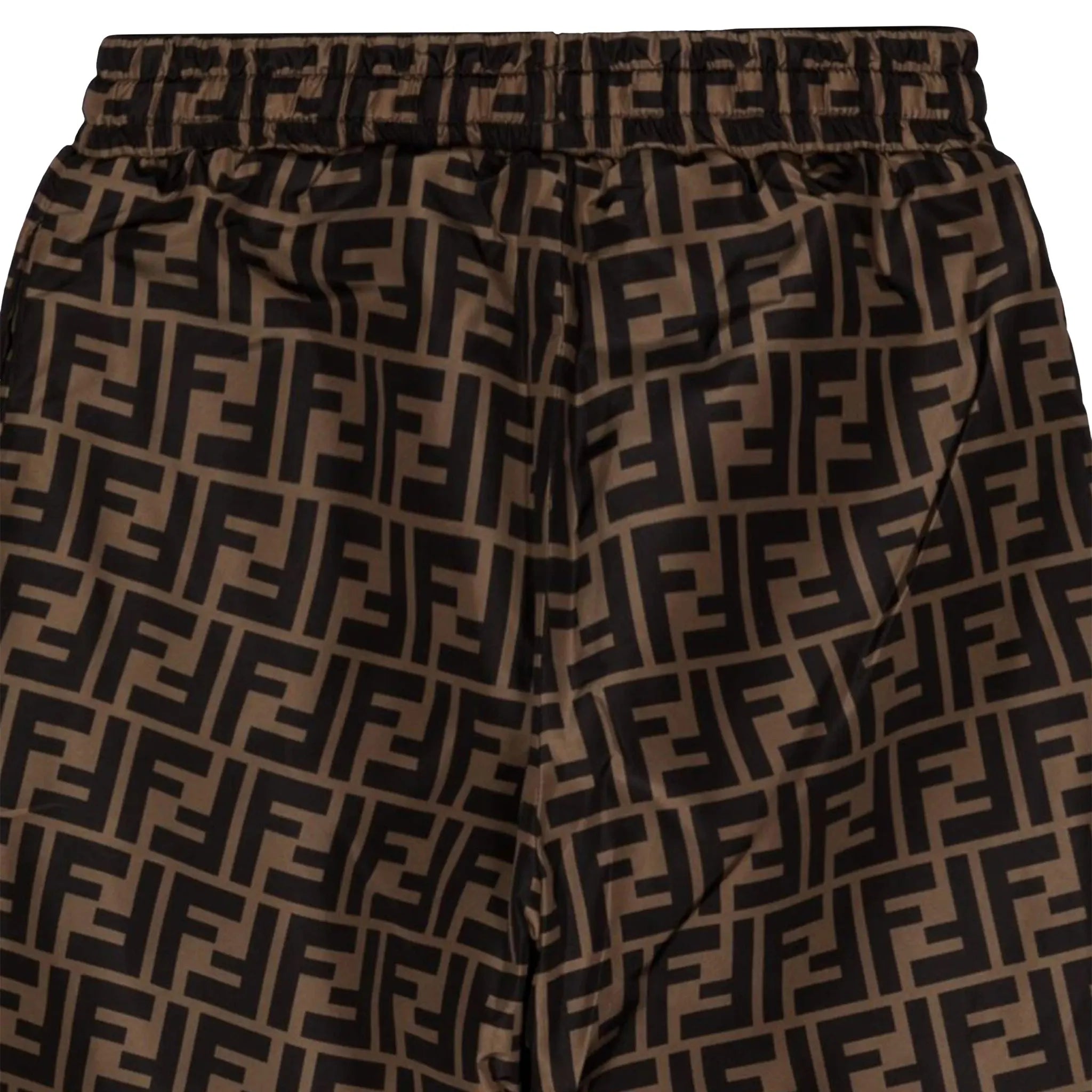 Fendi FF Logo Kids Brown Sweatpants - view 4
