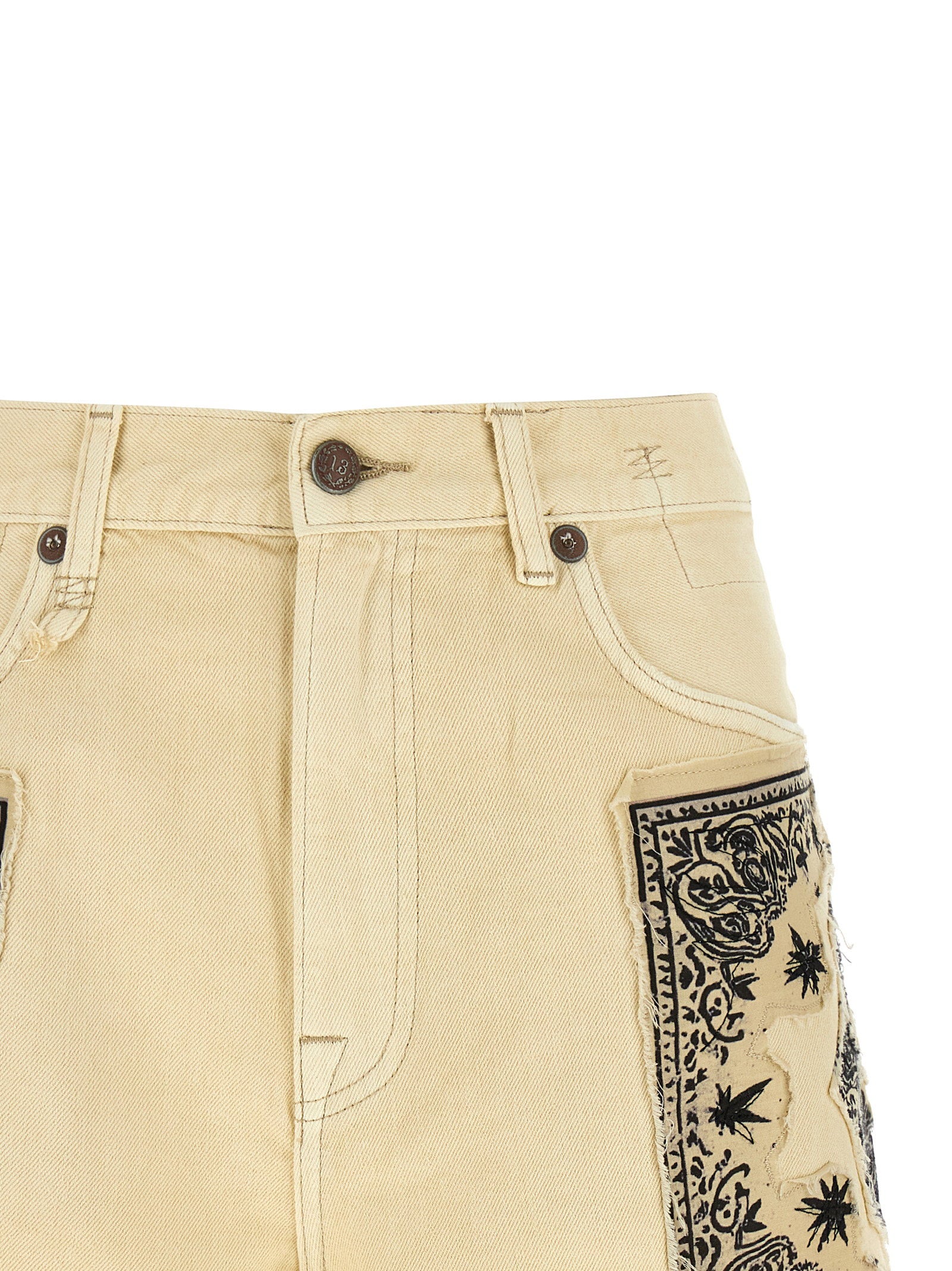 R13 X-bf Shorts – 67% cotton 33% paper - view 4
